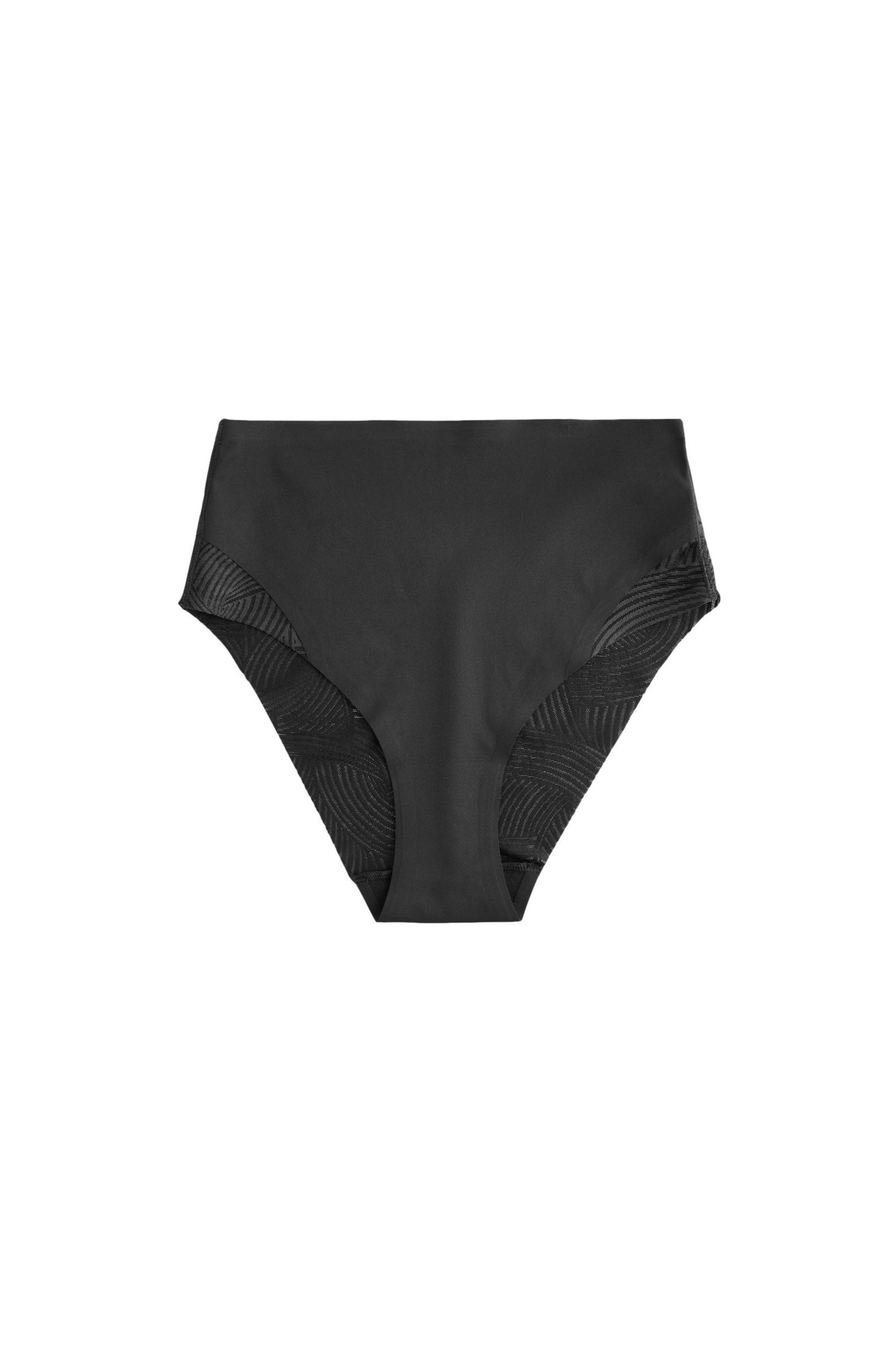 High-Waist-Slip Leicht bauchformender Slip, hoher Beinausschnitt