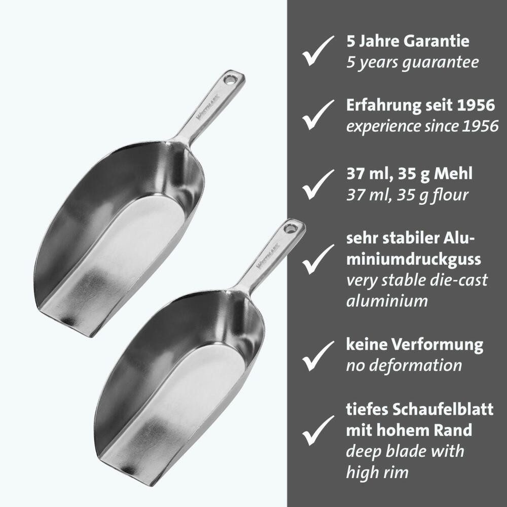 WESTMARK Küchenschaufel 2 Haushaltsschaufeln »Hygia«, 37 ml