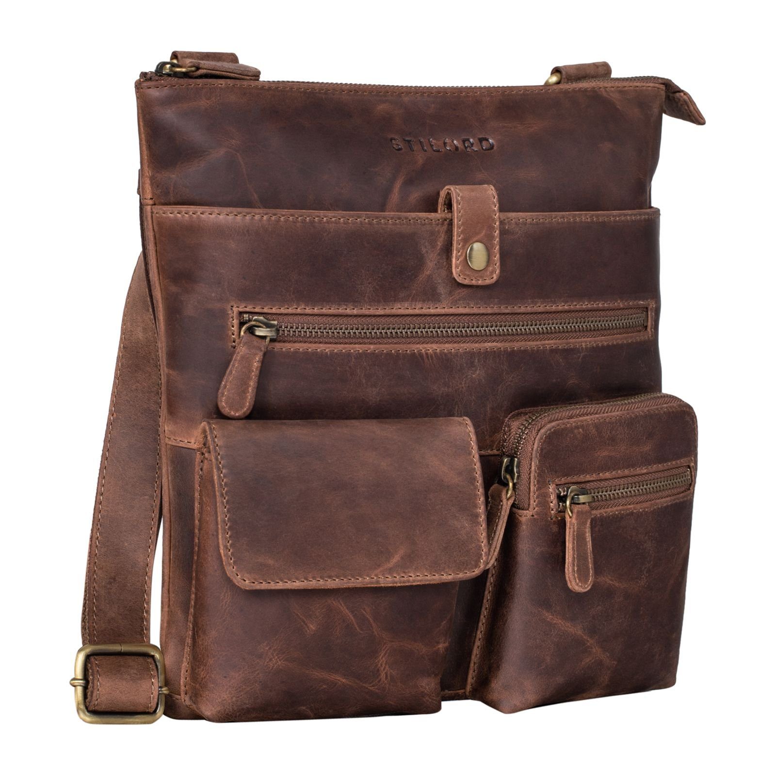 Handtasche "Jess" Vintage Umhängetasche Leder