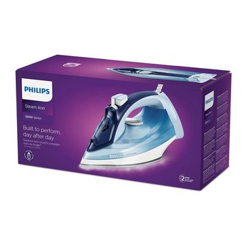 Philips Dampfbügeleisen DST5030/20, Kratzfeste Bügelsohle, Tropfstopp