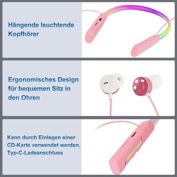 Vbrisi Bluetooth Kopfhörer Sport in Ear, Mit magnetischen Ohrstöpseln Sport-Kopfhörer