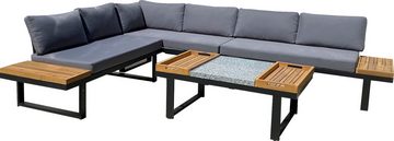 Garden Pleasure Gartenlounge-Set, Lounge-Gruppe »MERIDA«, 1 Ecklounge, Tisch LxB: 110x65 cm