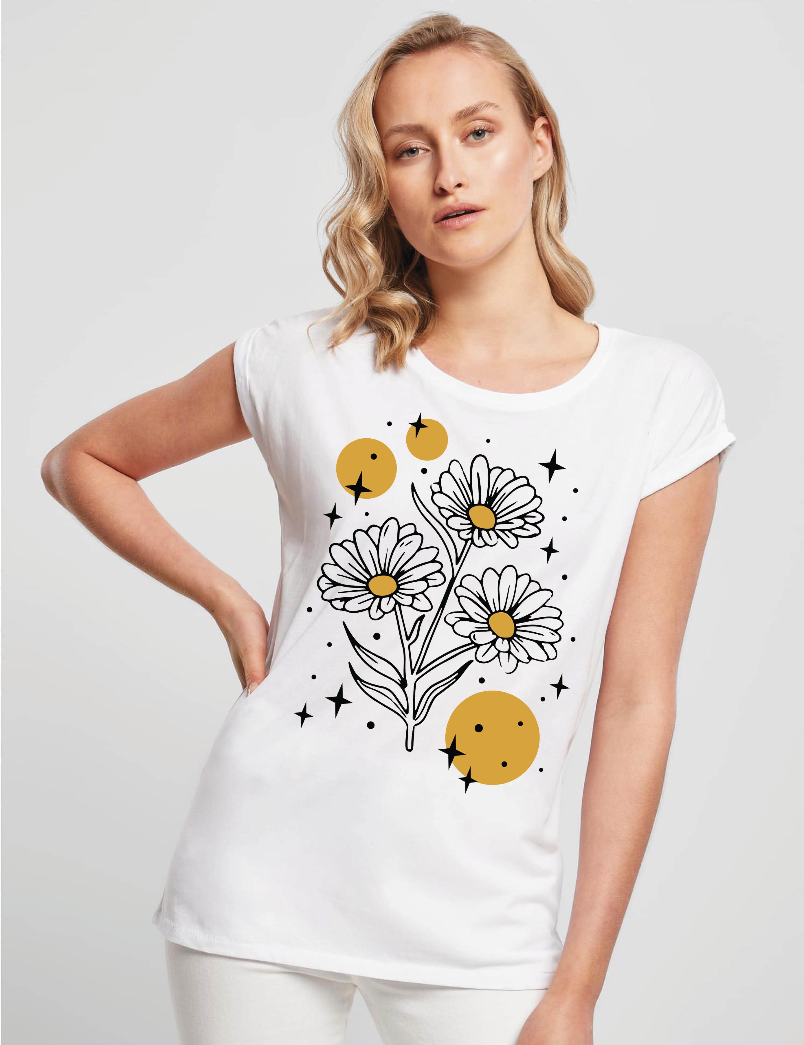 Youth Designz Print-Shirt "Sparkling Flowers" Damen günstig online kaufen