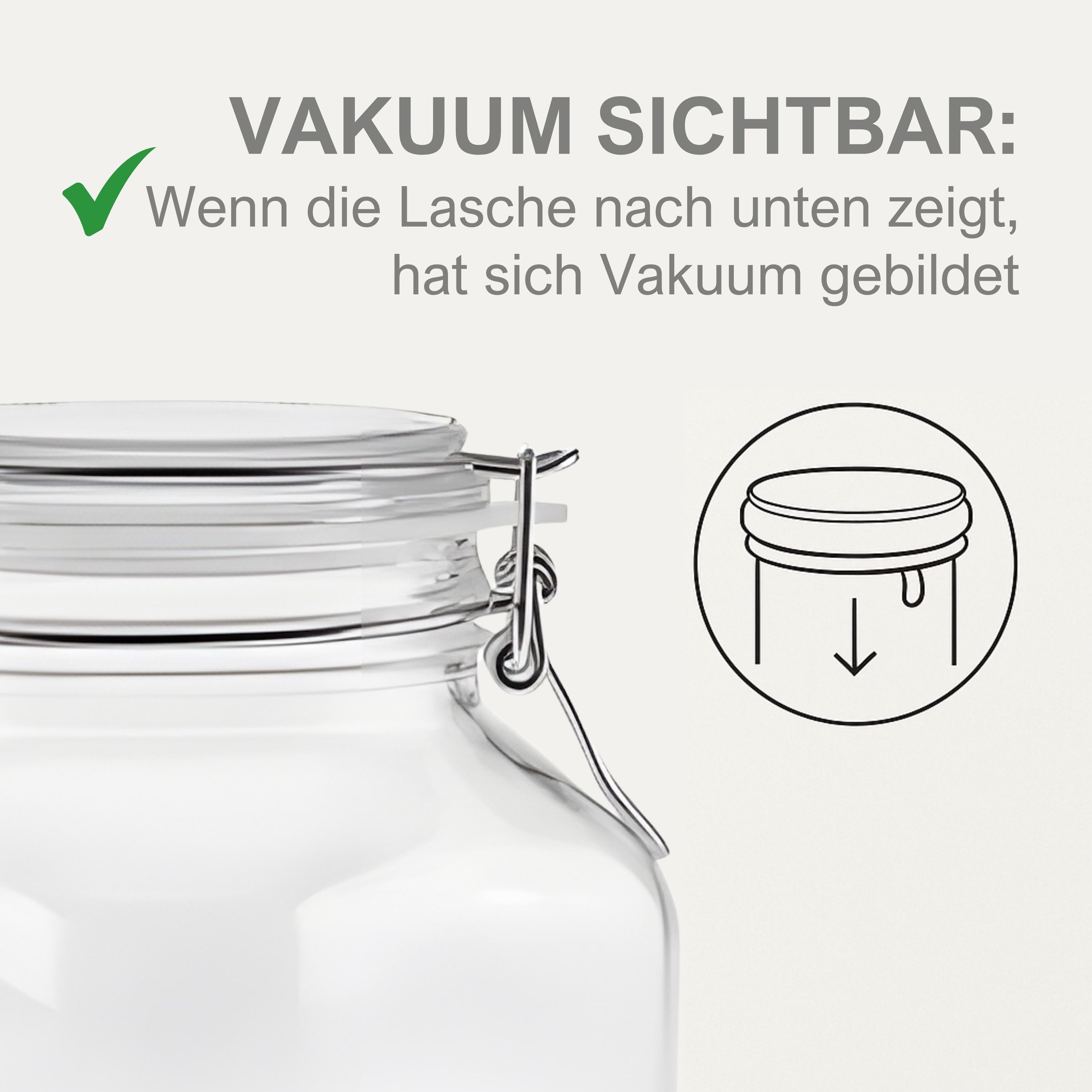 mikken Einkochring 10 weiße Gummiringe 68x94 mm für Bügelverschlussgläser 0,5–5 L, Kompatibel mit Bormioli Fido Bügelverschlussgläser 0,5–5 L – Bild 5 von 5