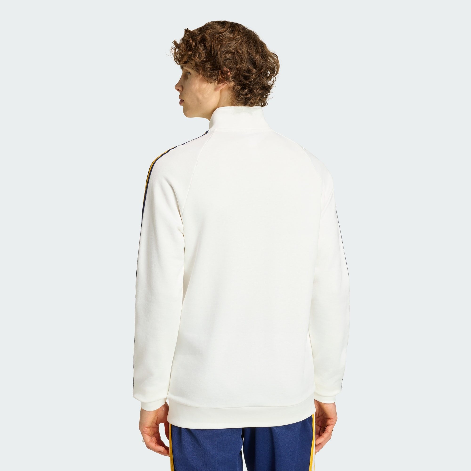 adidas Performance Sweatshirt REAL MADRID ORIGINALS HALF ZIP OBERTEIL (1-tlg)