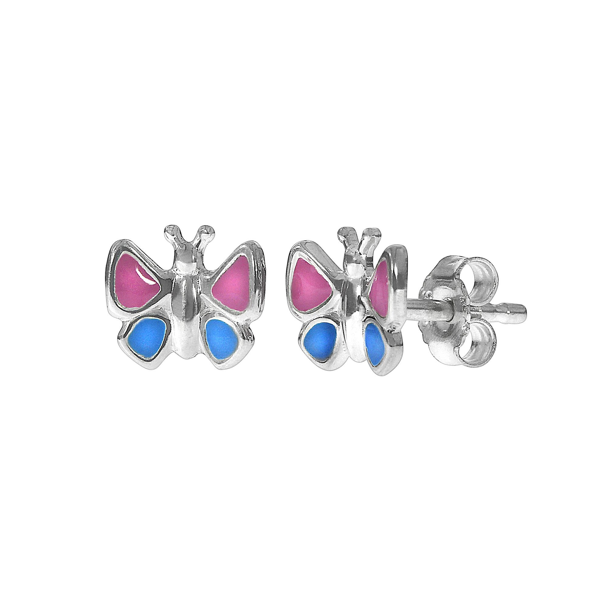 Vivance Silber Paar Sterling Schmetterling Ohrstecker 925/-