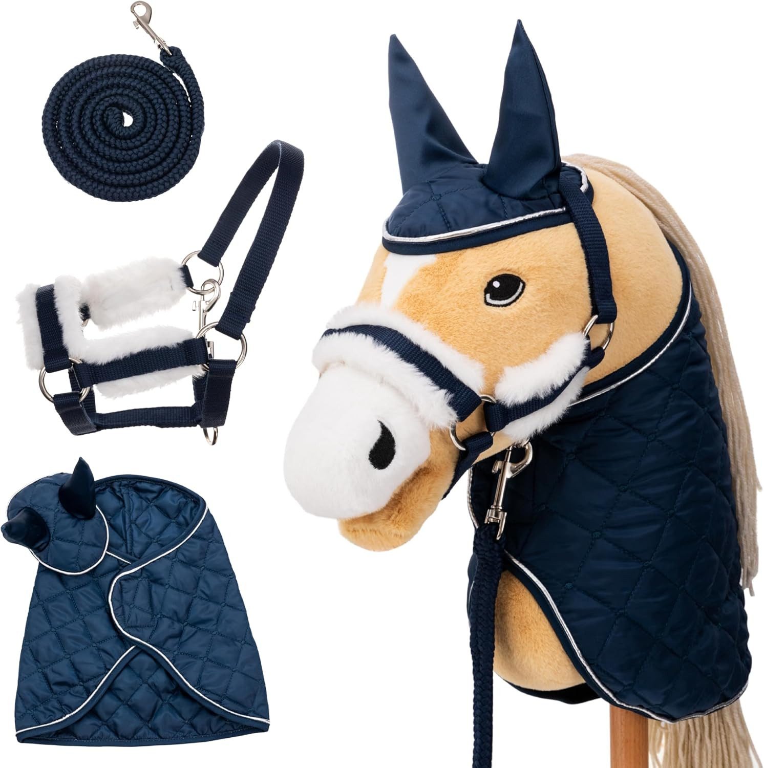 Hoofly Steckenpferd Hobby Horse Zubehör Set, (3er Set, Hobby Horse Zubehör Set)