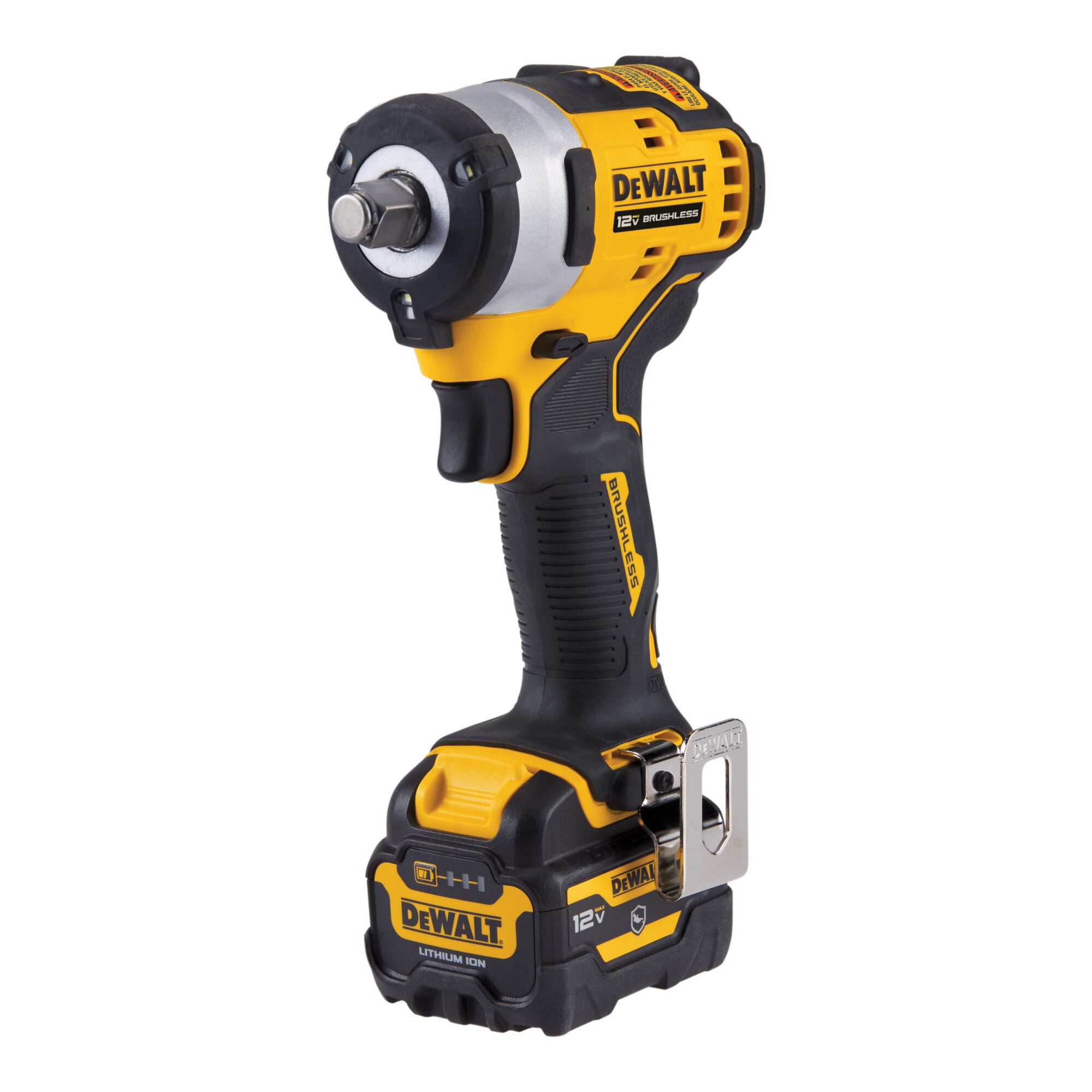 DeWalt Schlagschrauber DEWALT 12 Volt / 5 Ah Akku-Schlagschrauber (1/2) mit 340 Nm, in spezi