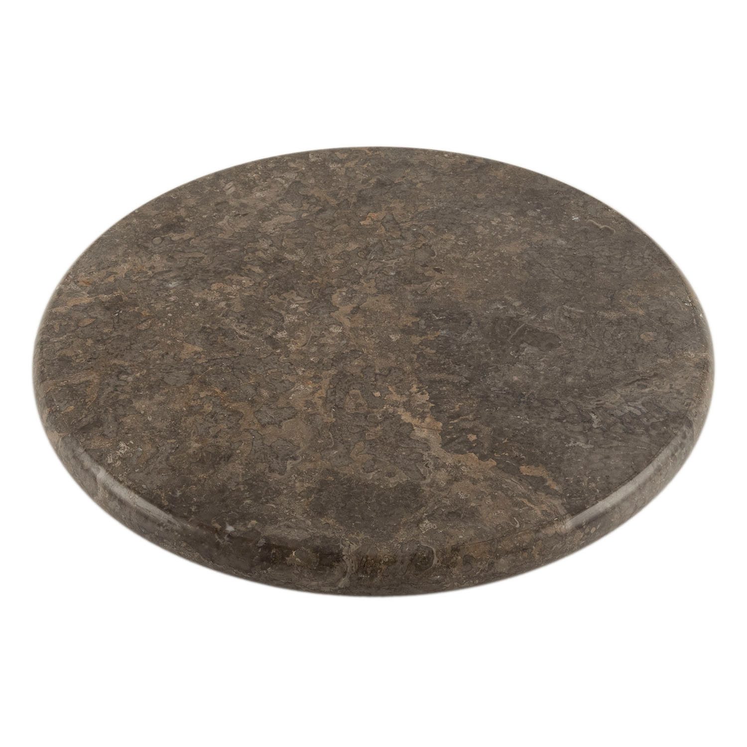 wohnfreuden Dekotablett Marmor Naturstein Platte 30 cm grau rund, 32988. € 19,90