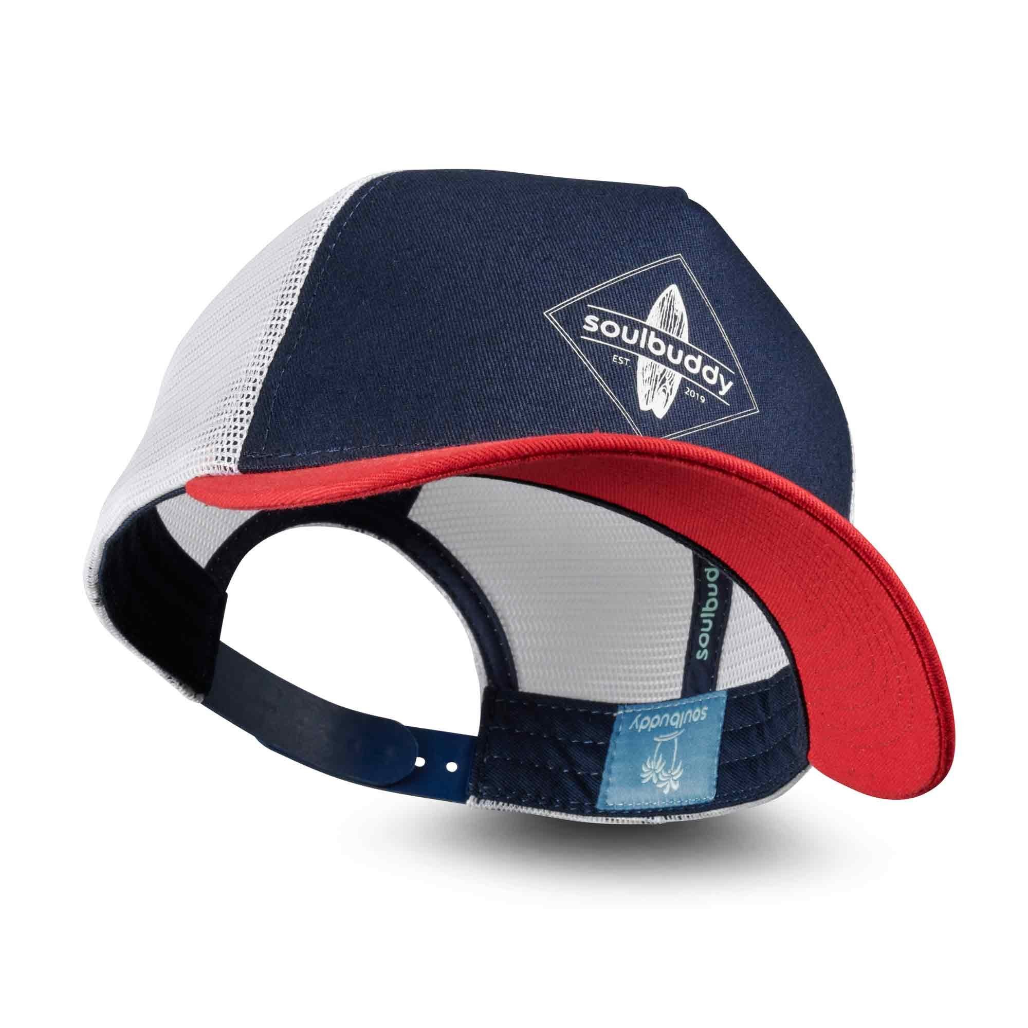 Soulbuddy Trucker Cap, Basecap, Snapback, Cappy Herren & Damen, Mann Geschenk (One Size, Unisex, Gebogener Schirm, Größenverstellbar)