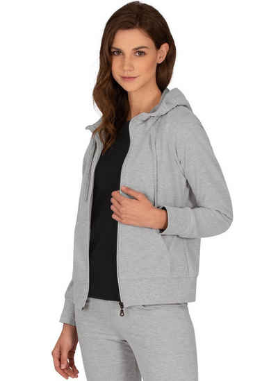 Trigema Sweatjacke TRIGEMA Kapuzenjacke (1-tlg)