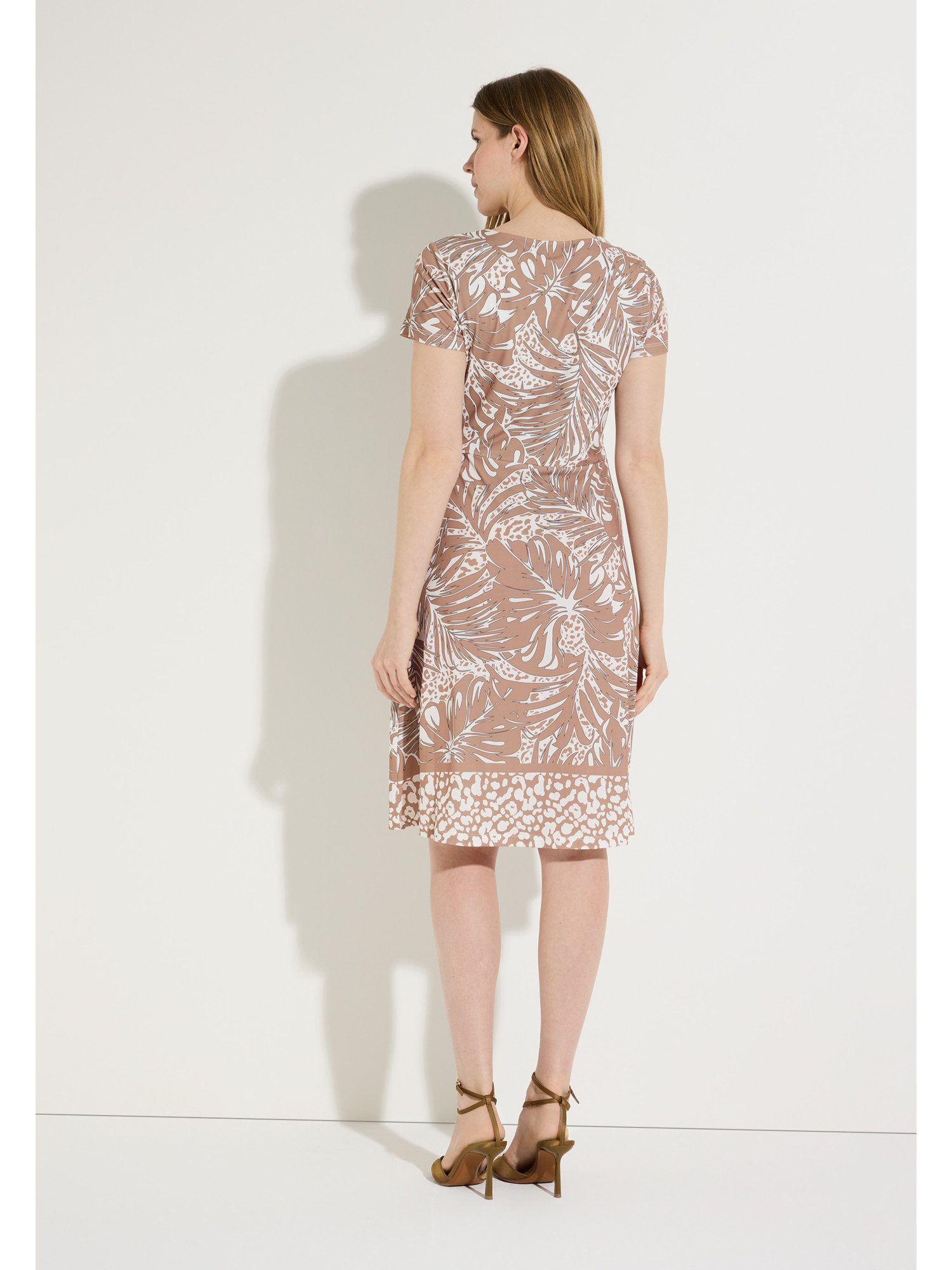 MORE&MORE Jerseykleid unkompliziertes, feminines Schlupfkleid, Print