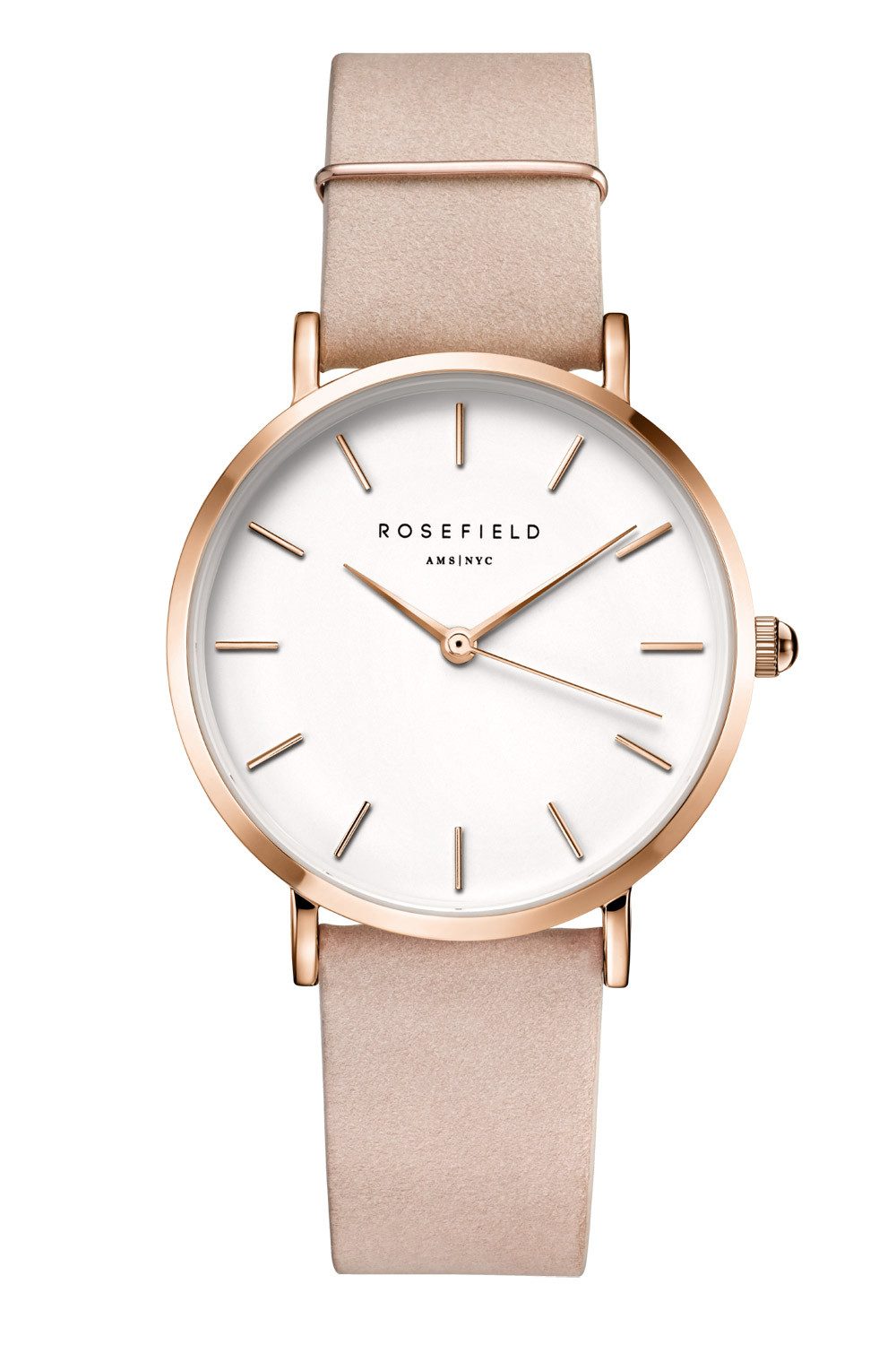 ROSEFIELD Quarzuhr West Village Soft Pink