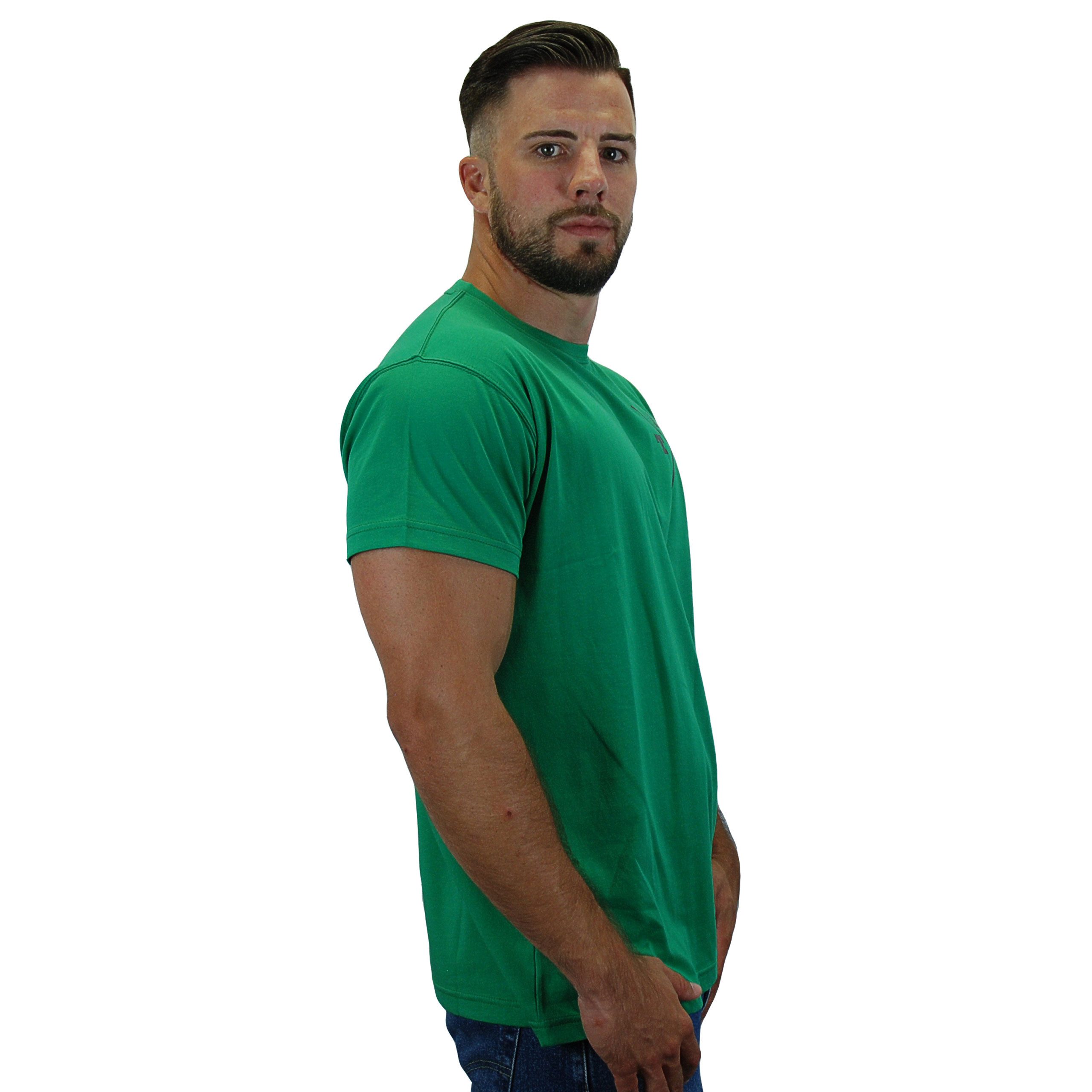 BRACHIAL THE LIFESTYLE COMPANY T-Shirt Brachial T-Shirt "Beach" dunkelgrün M