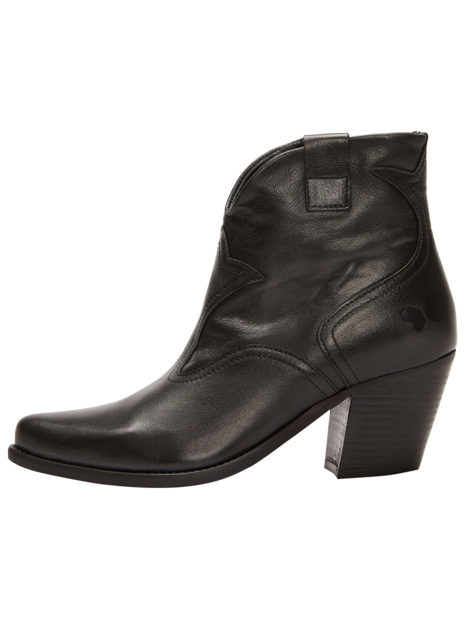 Felmini Stiefelette Leder . Cowboy Stiefelette günstig online kaufen