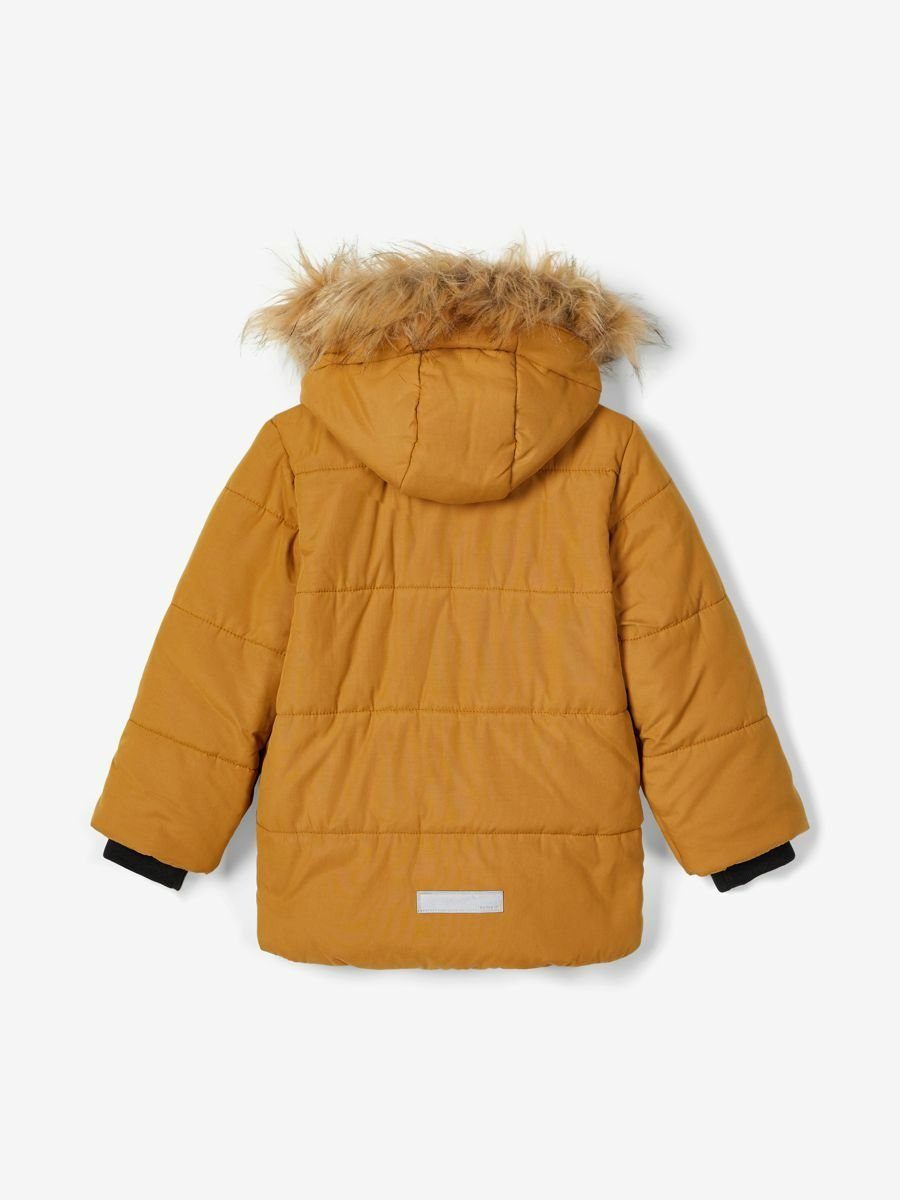 Name It Winterjacke Name It Jungen Pufferjacke gesteppte mit Kapuze mit Kapuze, mit abnehmbarer Kapuze, mit Stehkragen
