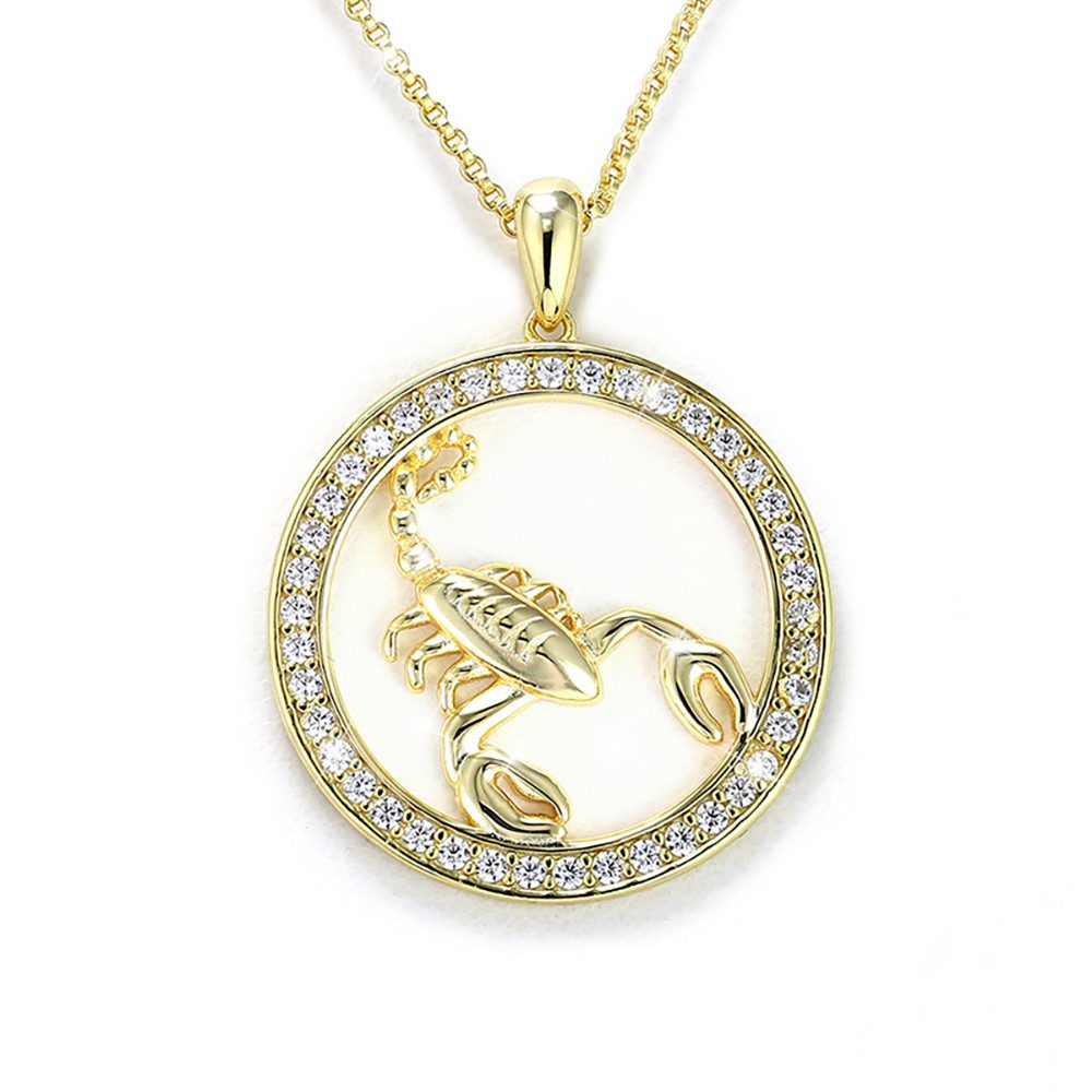 PAVELS Kette mit Anhänger Eclipse Skorpion, Damen Halskette für das Sternze günstig online kaufen