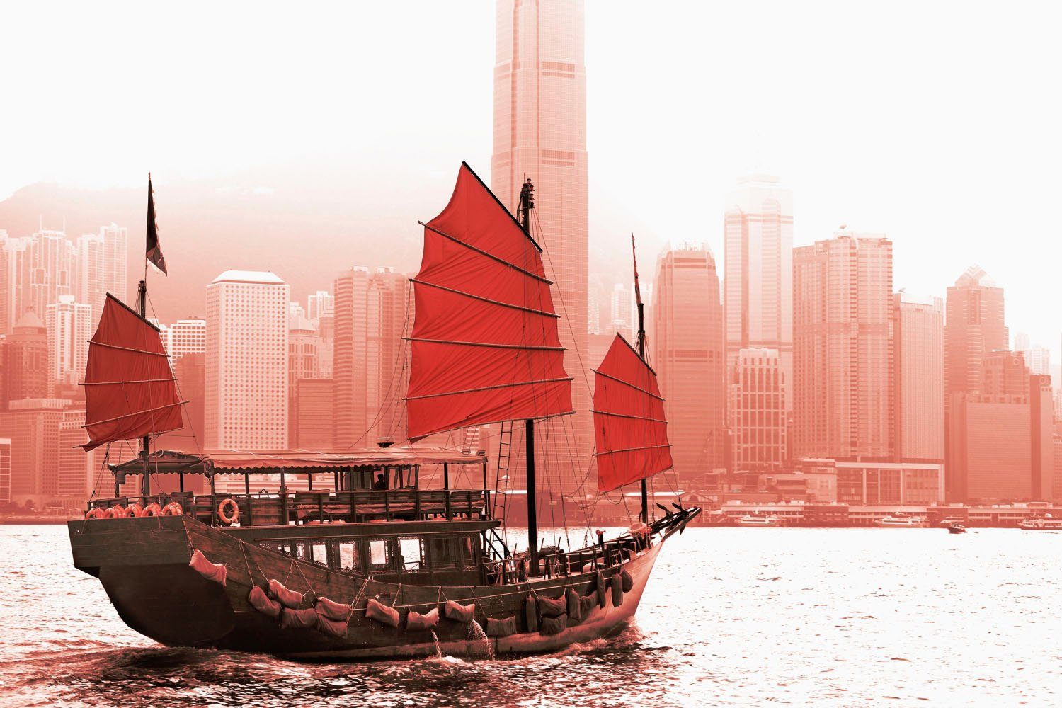 queence Acrylglasbild Schiff, Bilder von Booten & Schiffen, Boote & Schiffe, Gebäude, Skyline, Städte, Fine Art-Print in Galeriequalität