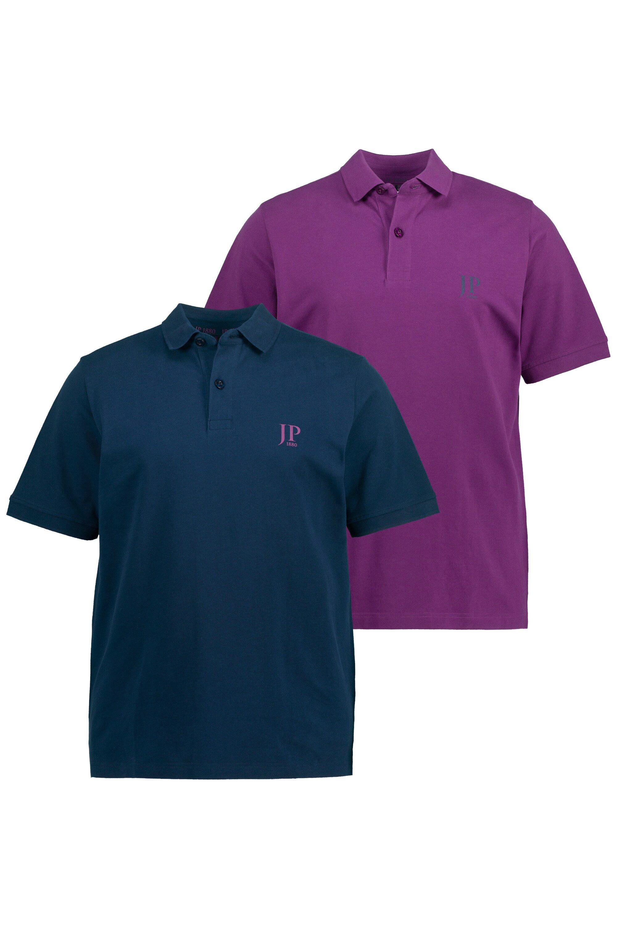 JP1880 Poloshirt Poloshirts Basic 2er-Pack Piqué günstig online kaufen