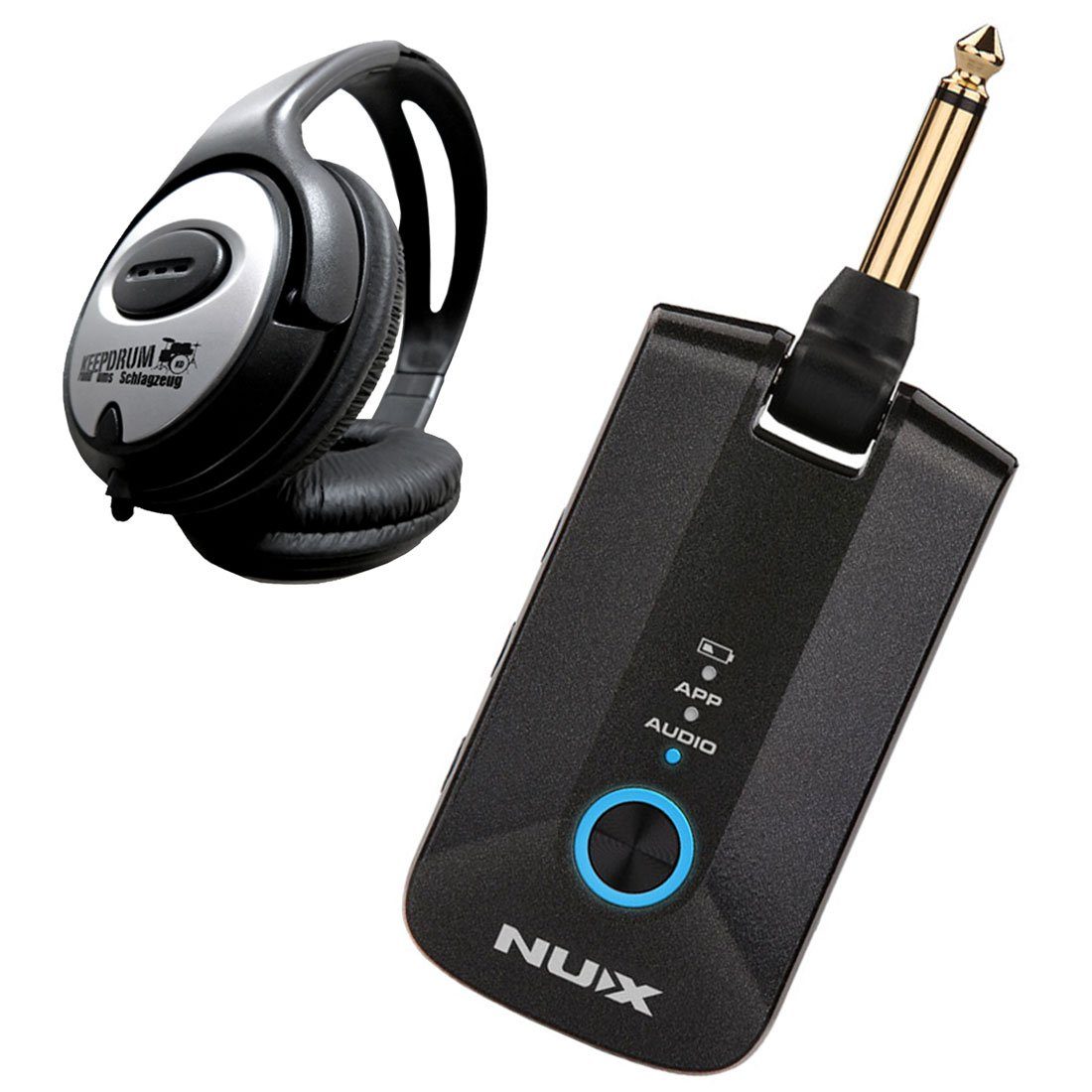 Nux E-Gitarre Mighty Plug Pro Amp-Plug mit Kopfhörer