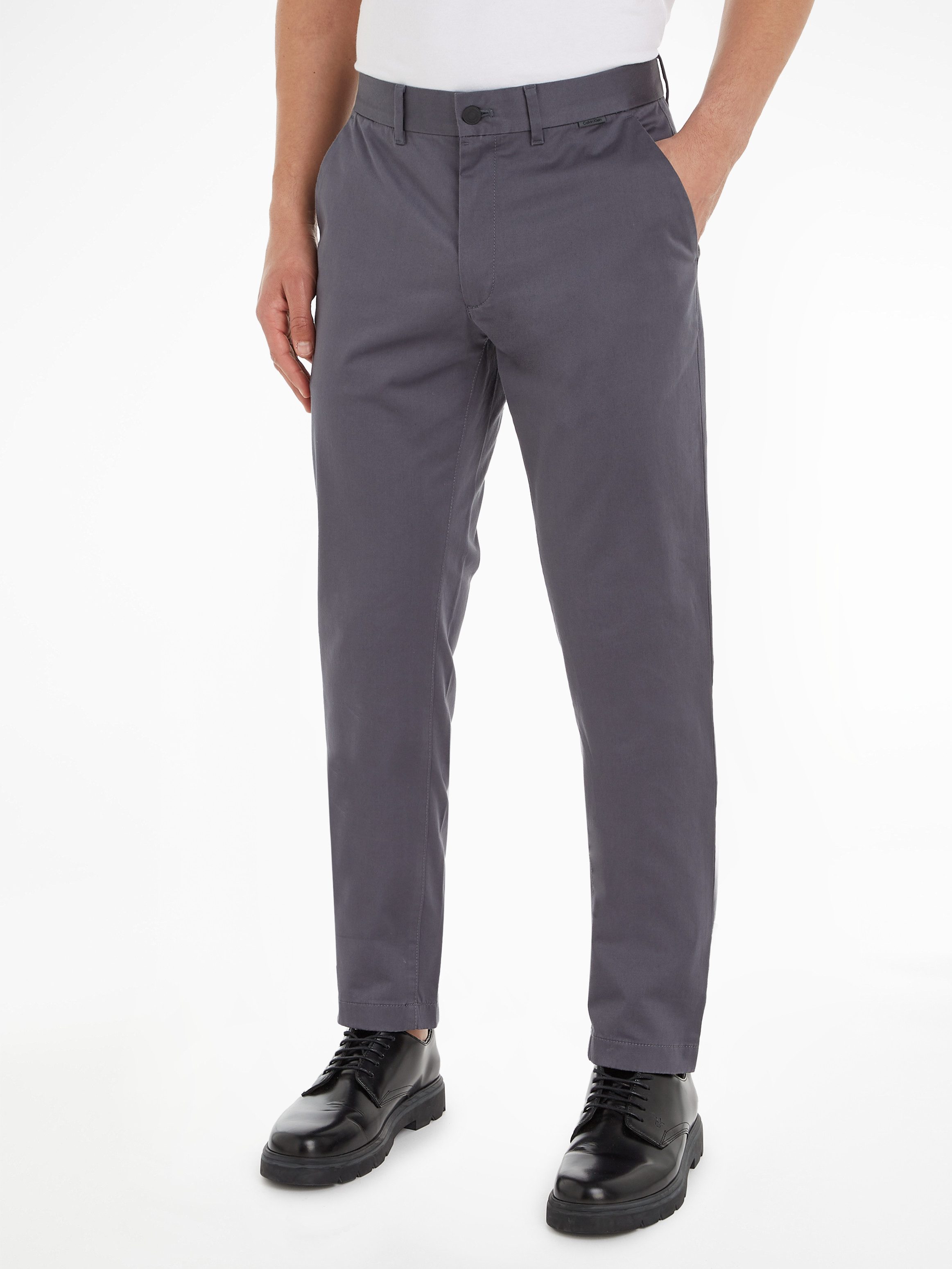 Calvin Klein Chinohose SATEEN STRETCH SLIM günstig online kaufen
