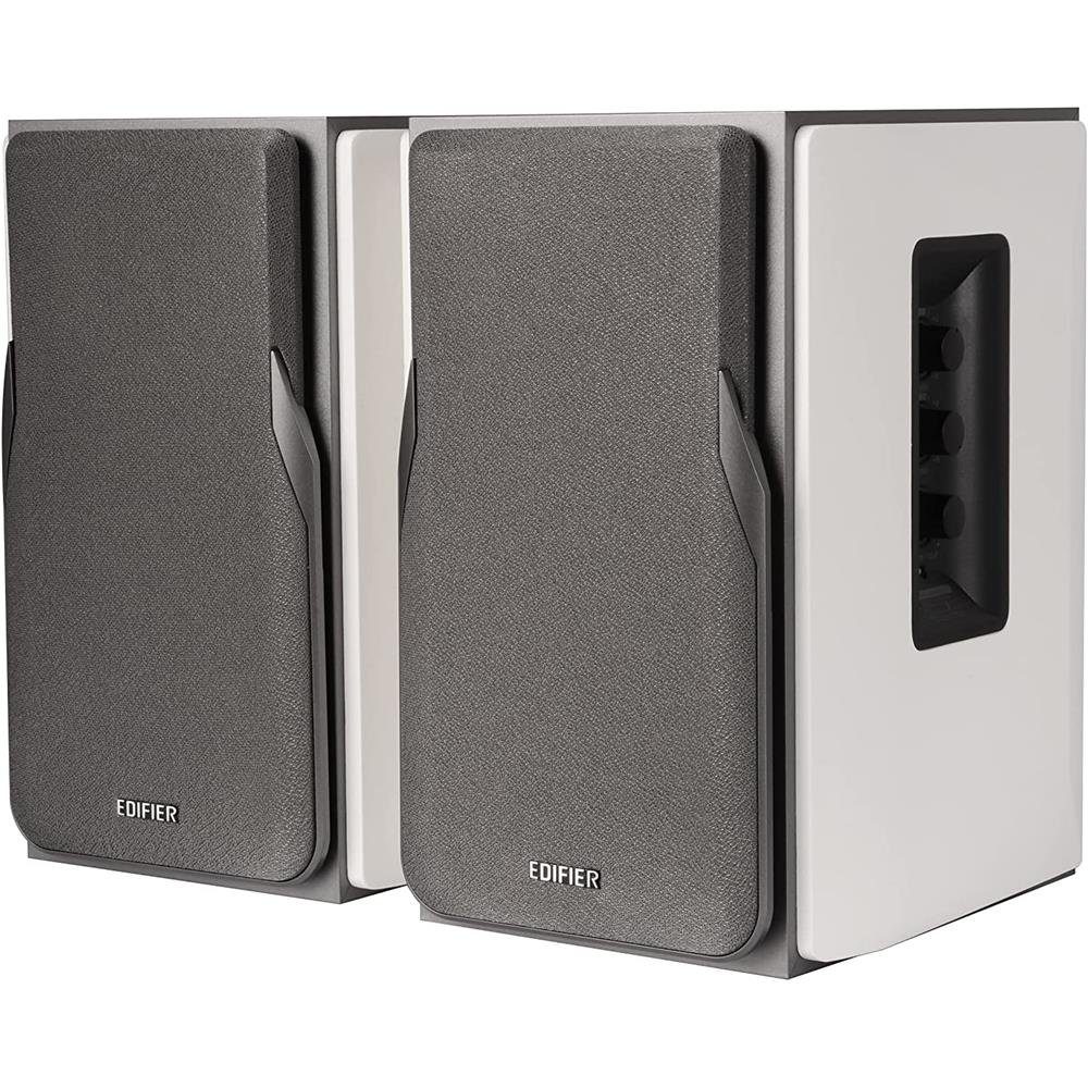 Edifier® R1380DB Regal-Lautsprecher 2.0 (Bluetooth, 42 W, Infrarot-Fernbedienung, seitliche Regler für Bässe, Höhen und Lautstärke)