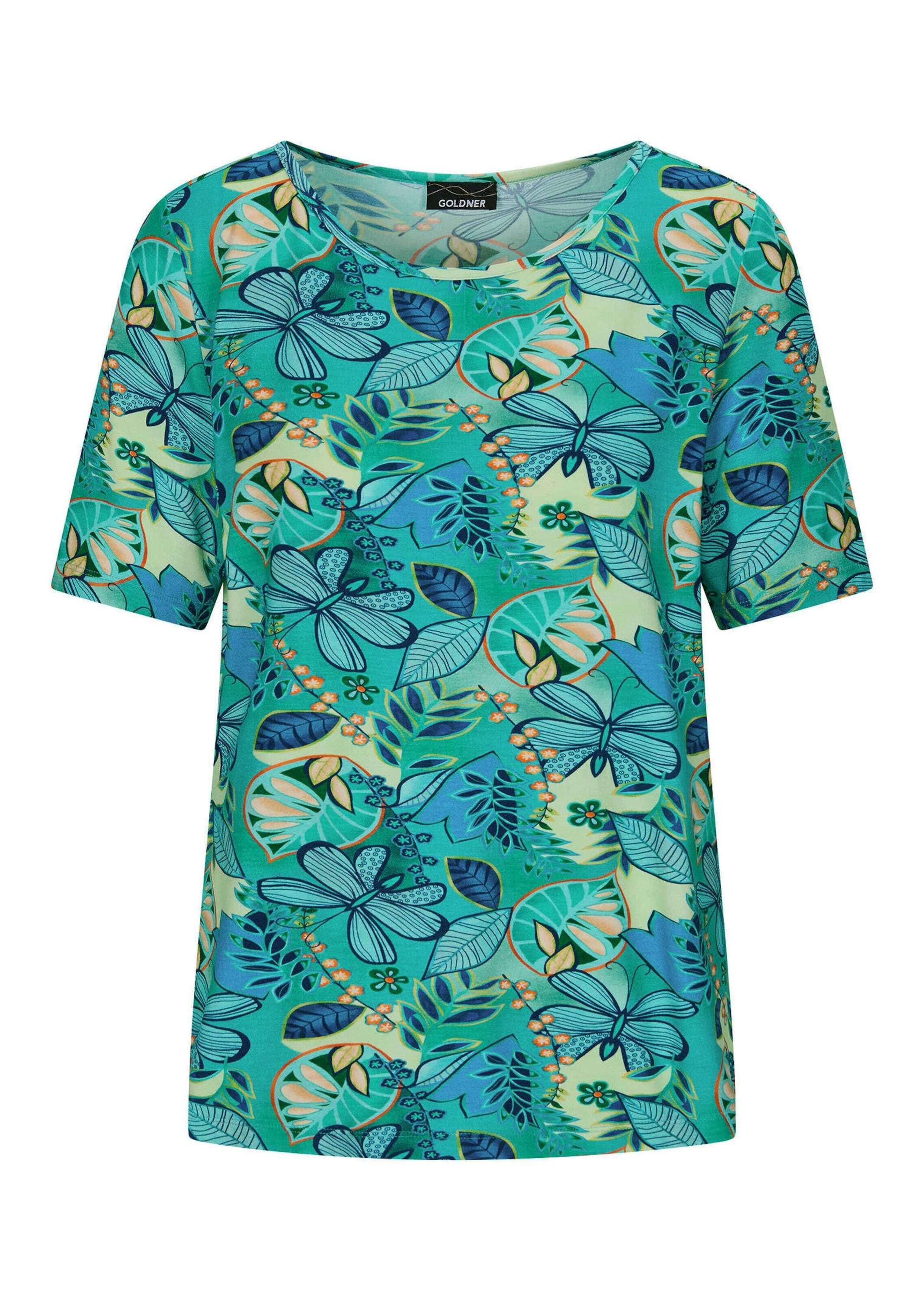 T-Shirt Cityshirt mit floralem Print