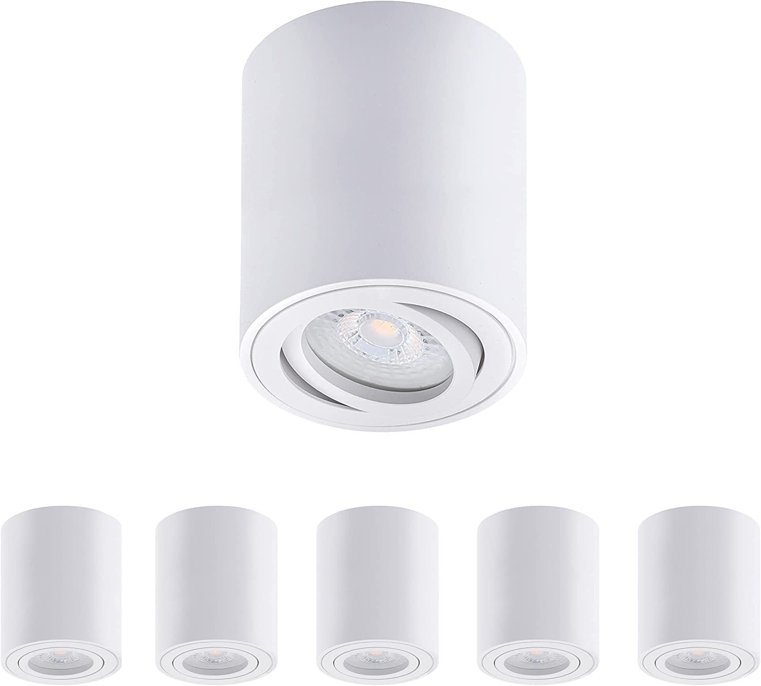 Oktaplex lighting LED Deckenstrahler 6 Stück günstig online kaufen