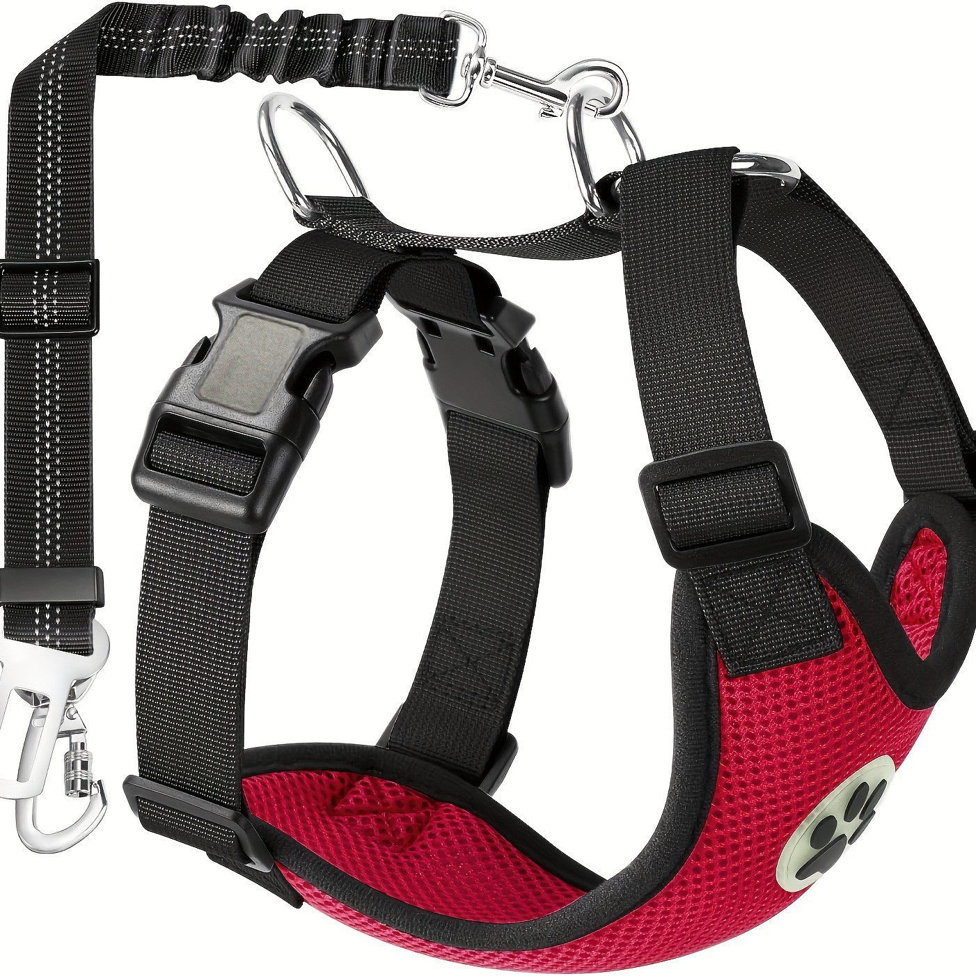 Geschirr Hundegeschirr Hunde mit Leine, Step-in Geschirr aus Air Mesh