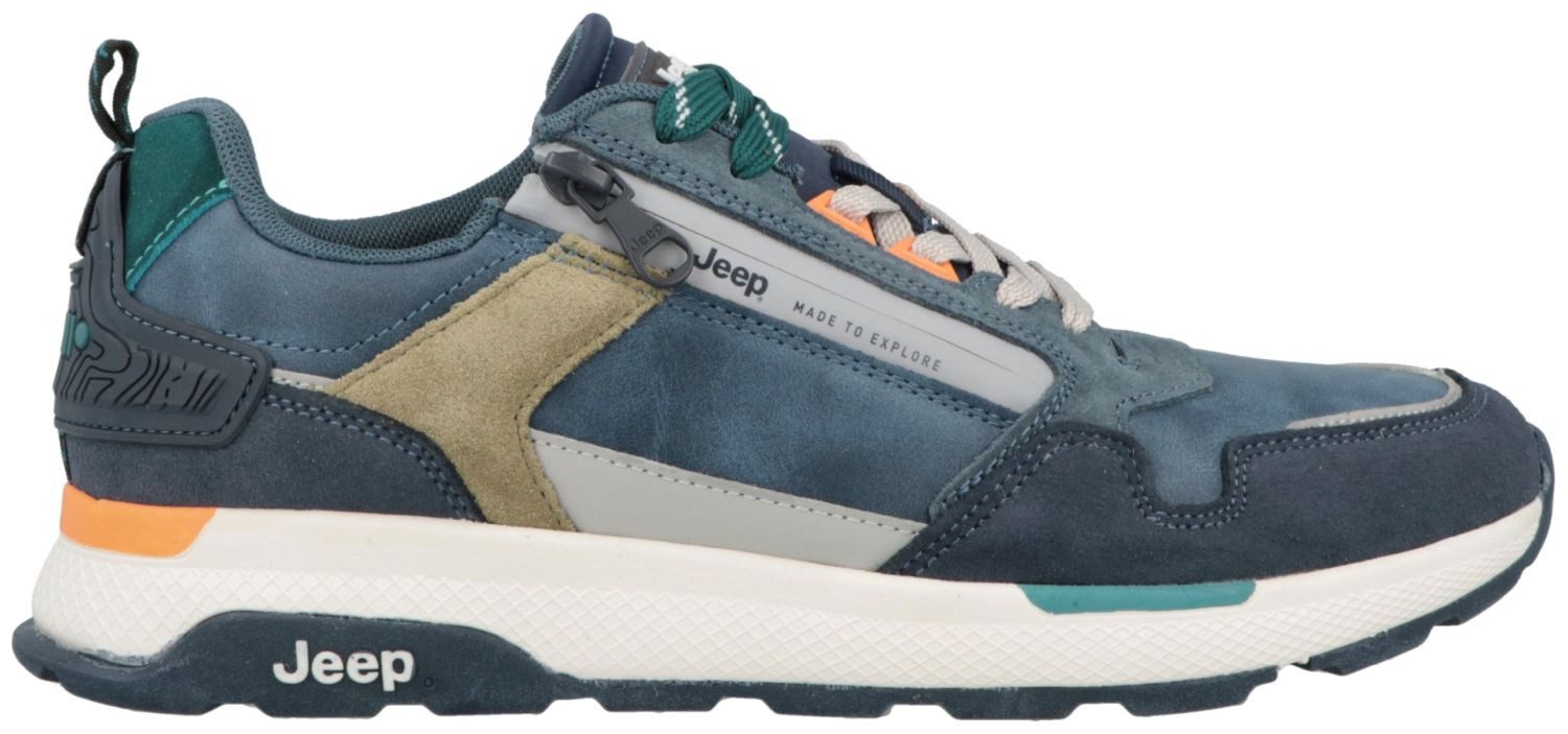 Jeep Jeep Ontario Zip Navy Sneaker