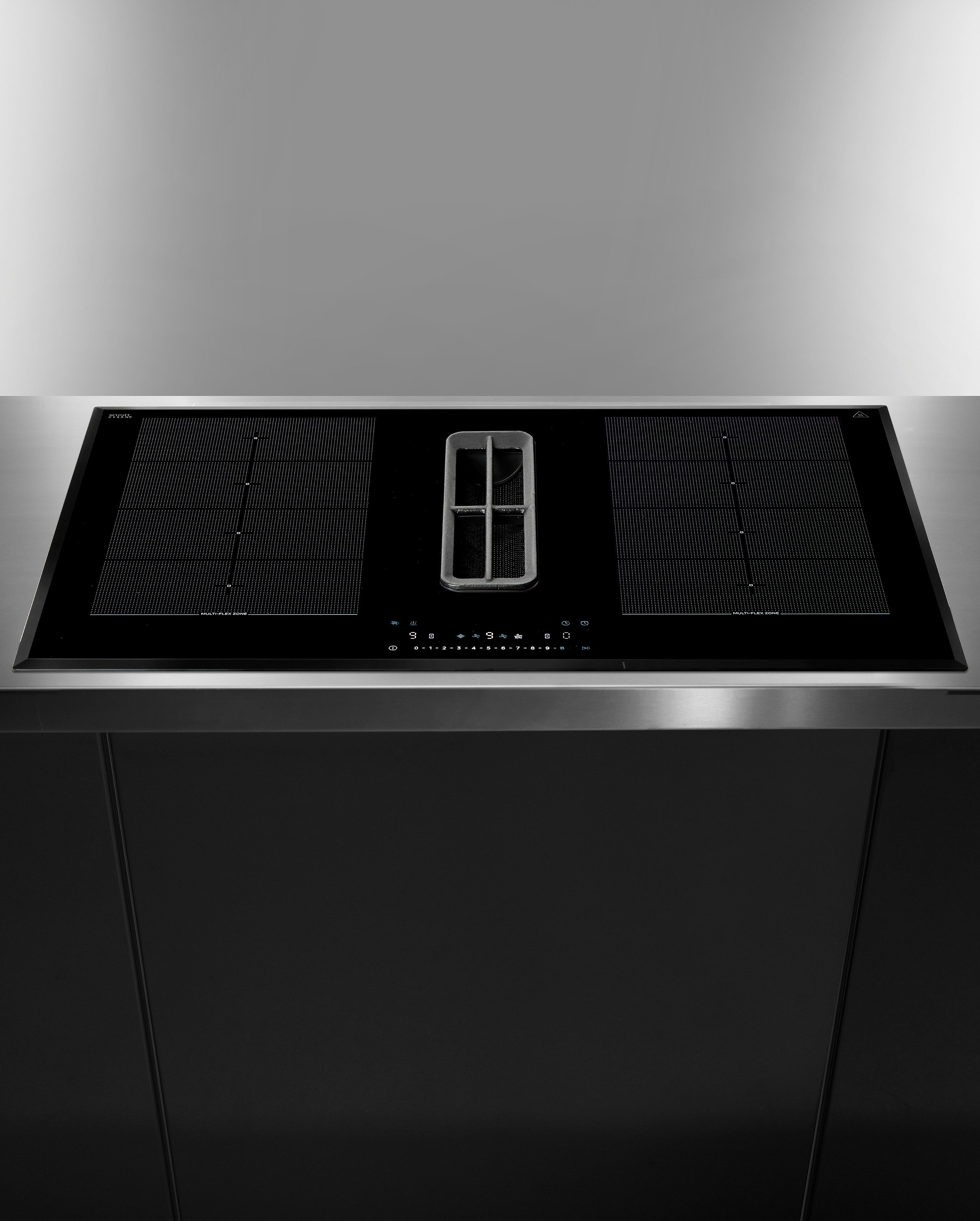 Hanseatic Kochfeld mit Dunstabzug HDI4B9074SB, Platziere dein Kochgeschirr flexibel, dank Flex-Induktion