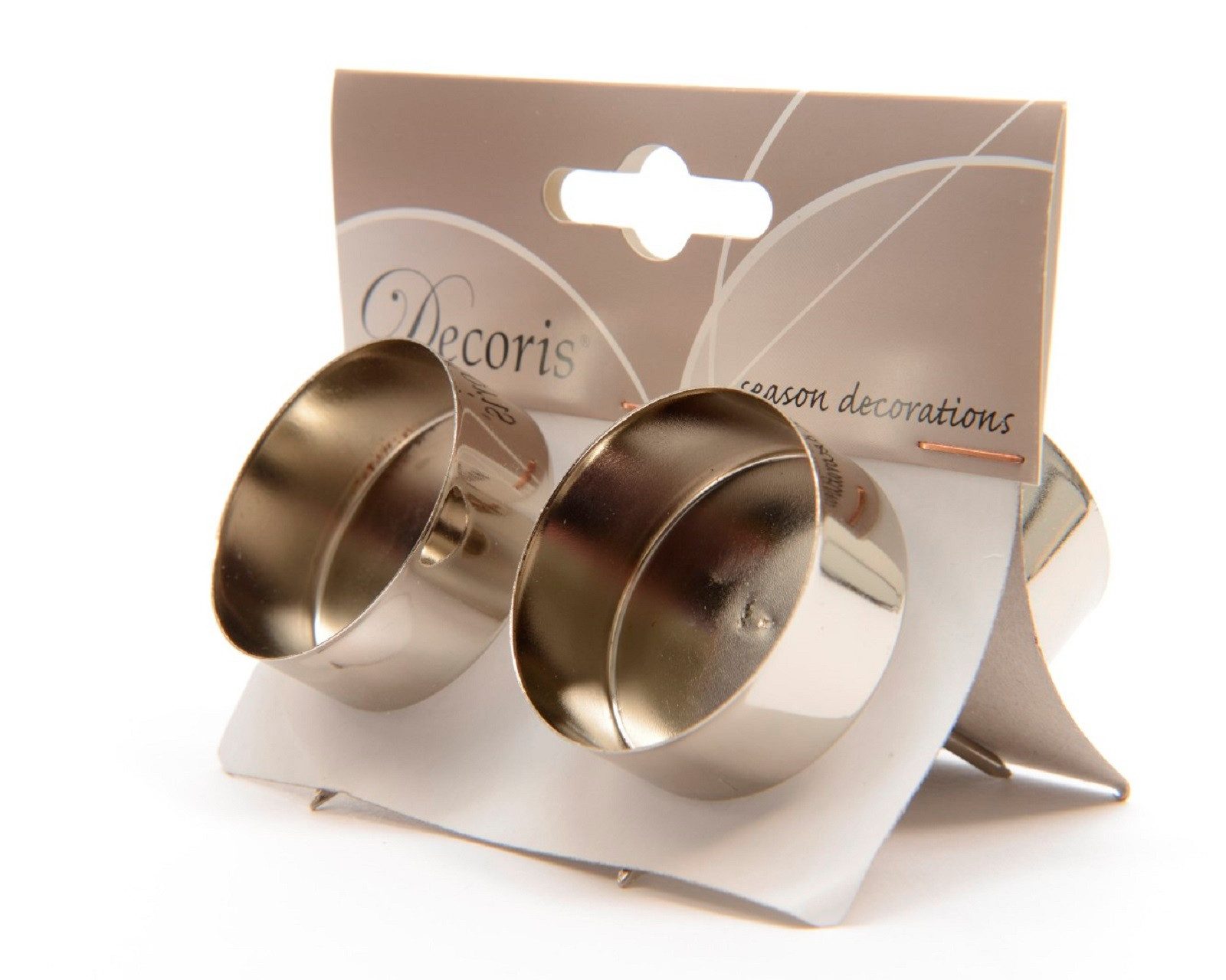 Kaemingk Kerzenhalter Adventskranzkerzenhalter Metall Ø 4,2 günstig online kaufen