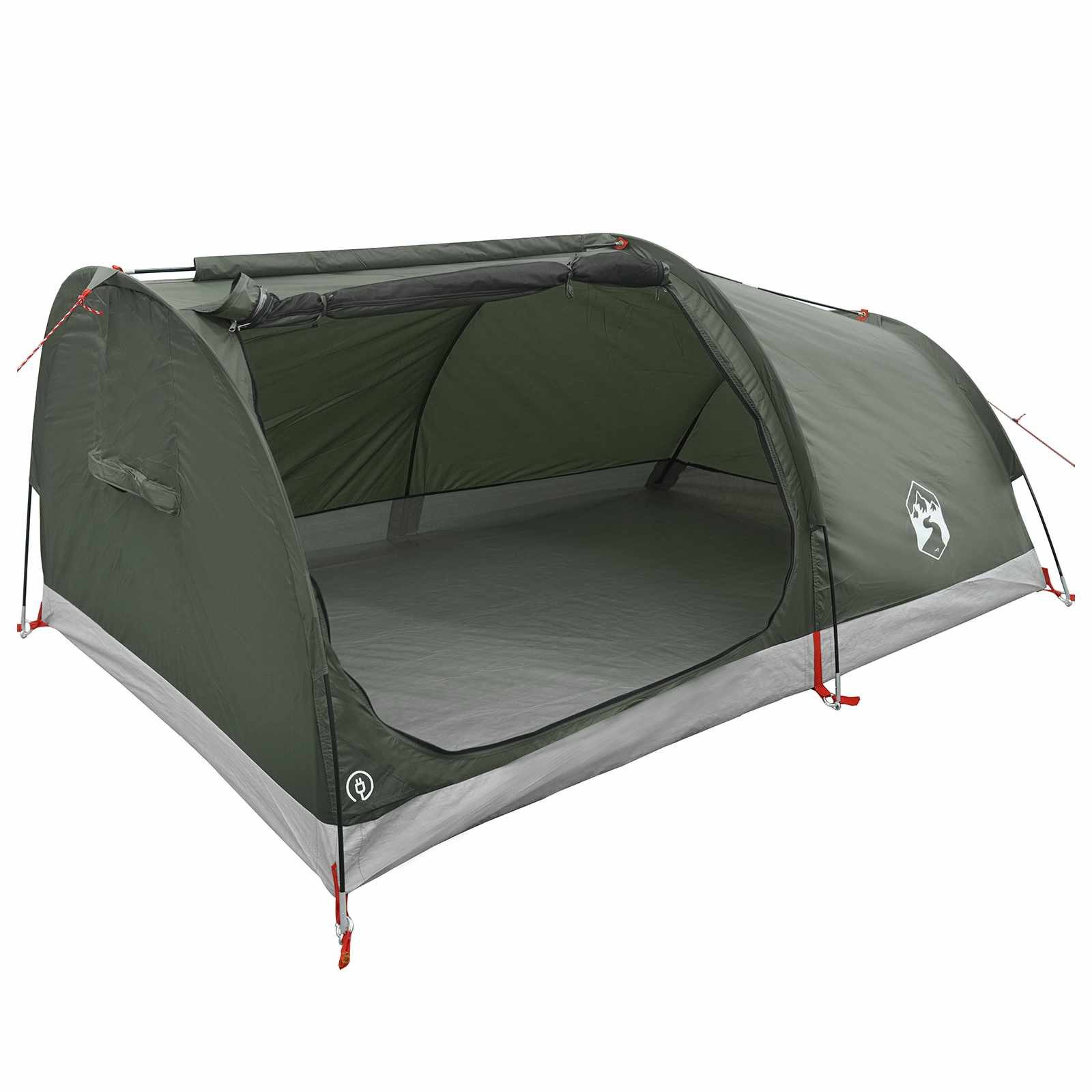 vidaXL Kuppelzelt Wasserabweisendes Wandern-Zelt 2 Personen Olivegrün, (1 tlg)