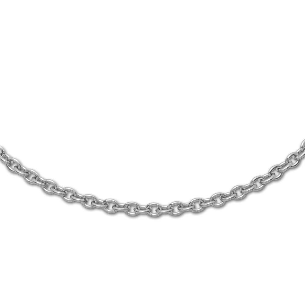 Unique Edelstahlkette Exklusive Ösenkette Edelstahl 1,6mm poliert Länge wählbar (Länge 40cm) – Bild 3 von 3