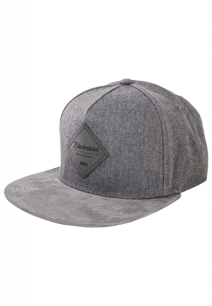 Blackskies Snapback Cap Port Cap - Angeles Grau Snapback