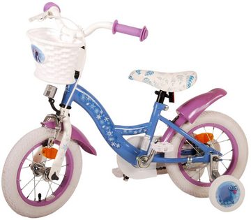TPFSports Kinderfahrrad Disney Frozen 2 12 Zoll, 1 Gang, (Mädchen Fahrrad - Rutschfeste Sicherheitsgriffe), Kinder Fahrrad 12 Zoll mit Stützräder Laufrad Mädchen Kinderrad
