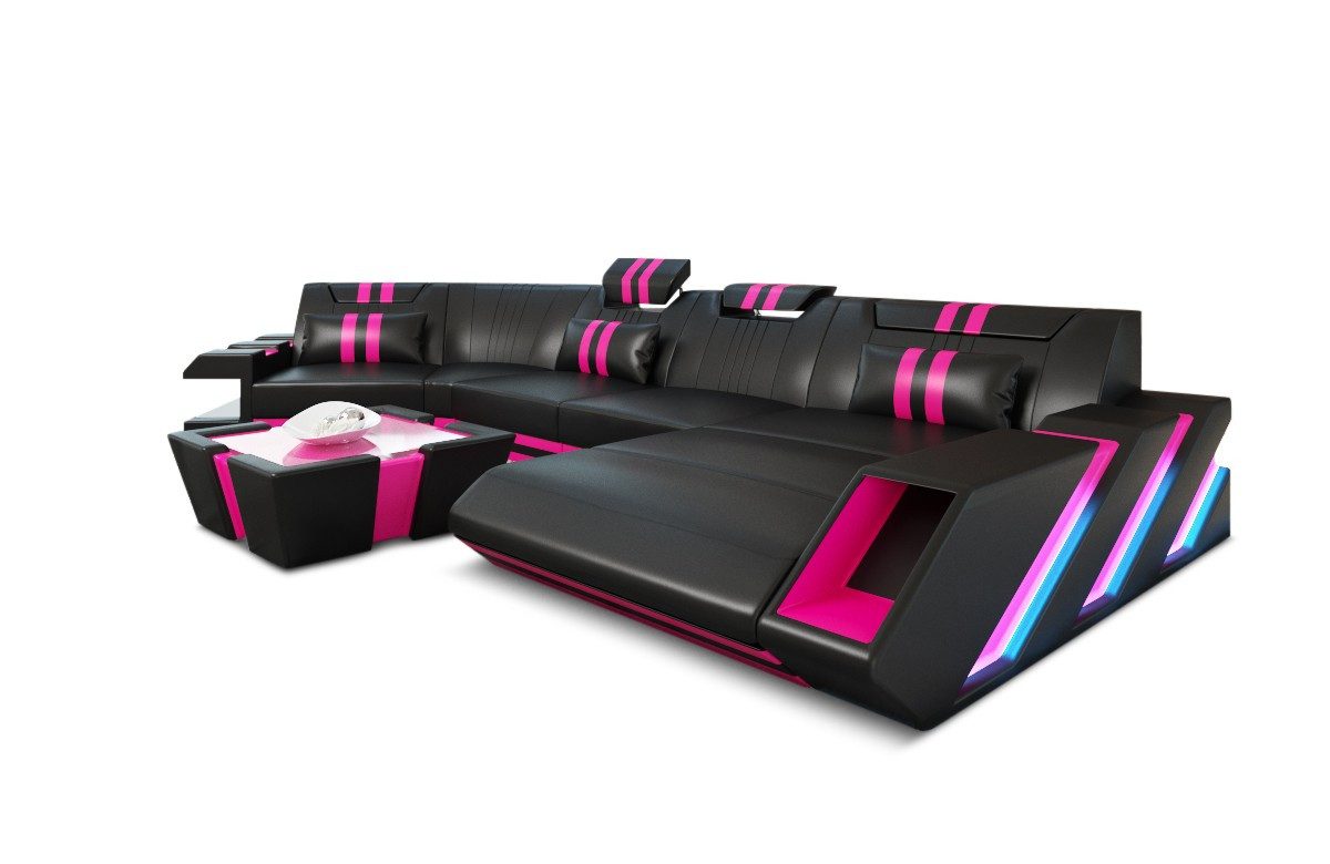 Sofa Dreams Wohnlandschaft Ledercouch Sofa Leder günstig online kaufen