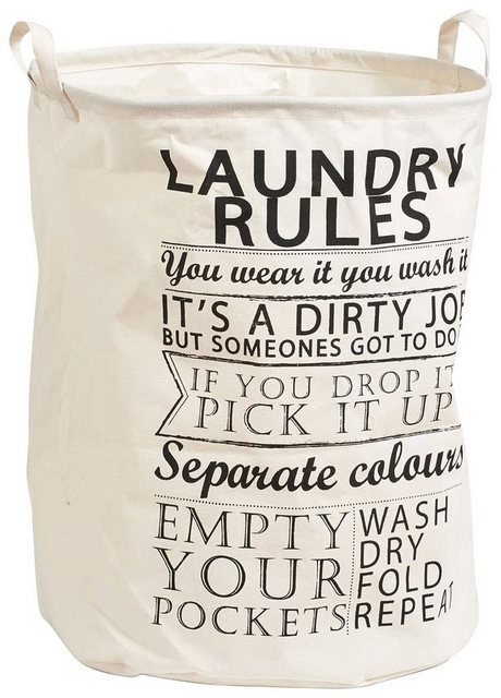 Zeller Present Wäschesortierer Laundry Rules