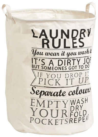 Zeller Present Wäschesortierer Laundry Rules