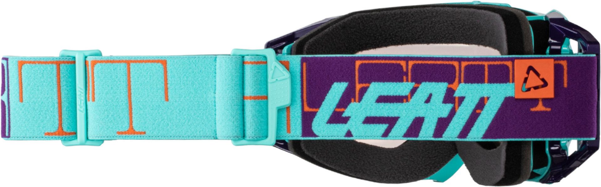 Leatt Motorradbrille Velocity 5.5 Iriz Logo 2024 Motocross Brille, Double Lens,Mit Band,Mit Logo auf dem Band,Verspiegelt