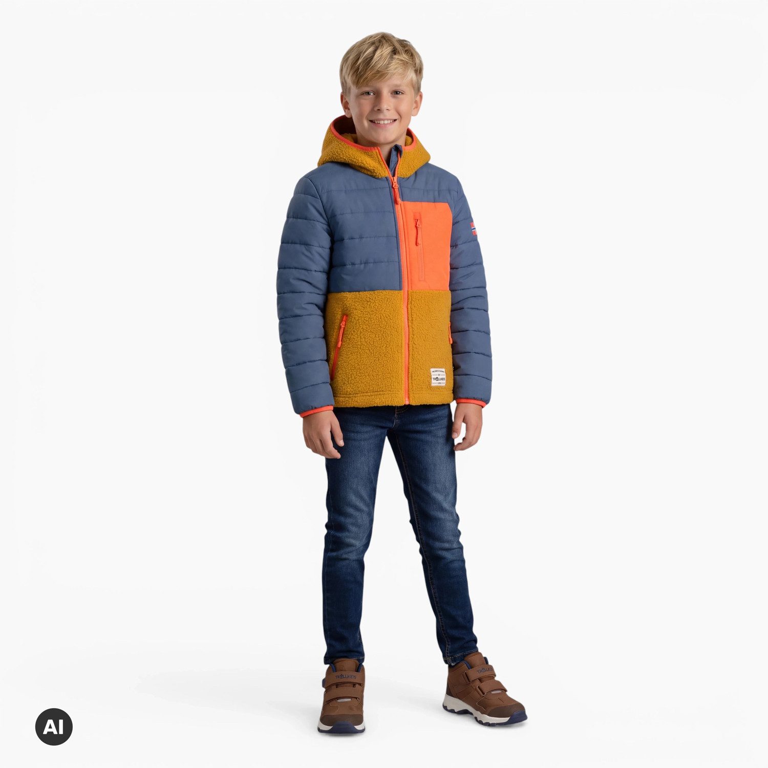 TROLLKIDS Hybridjacke Kids Romsdalen Jacket – Bild 2 von 5