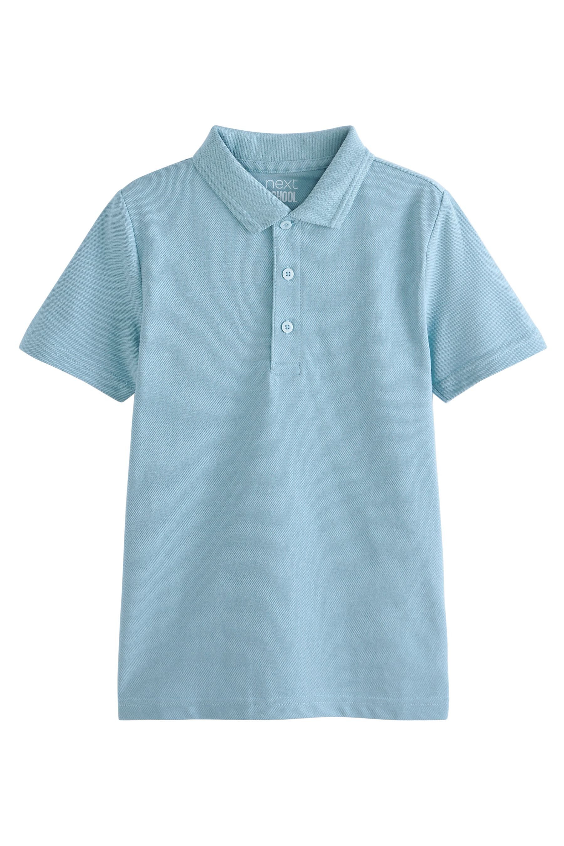 Next Poloshirt Schul-Poloshirts aus Baumwolle im 2er-Pack (2-tlg)