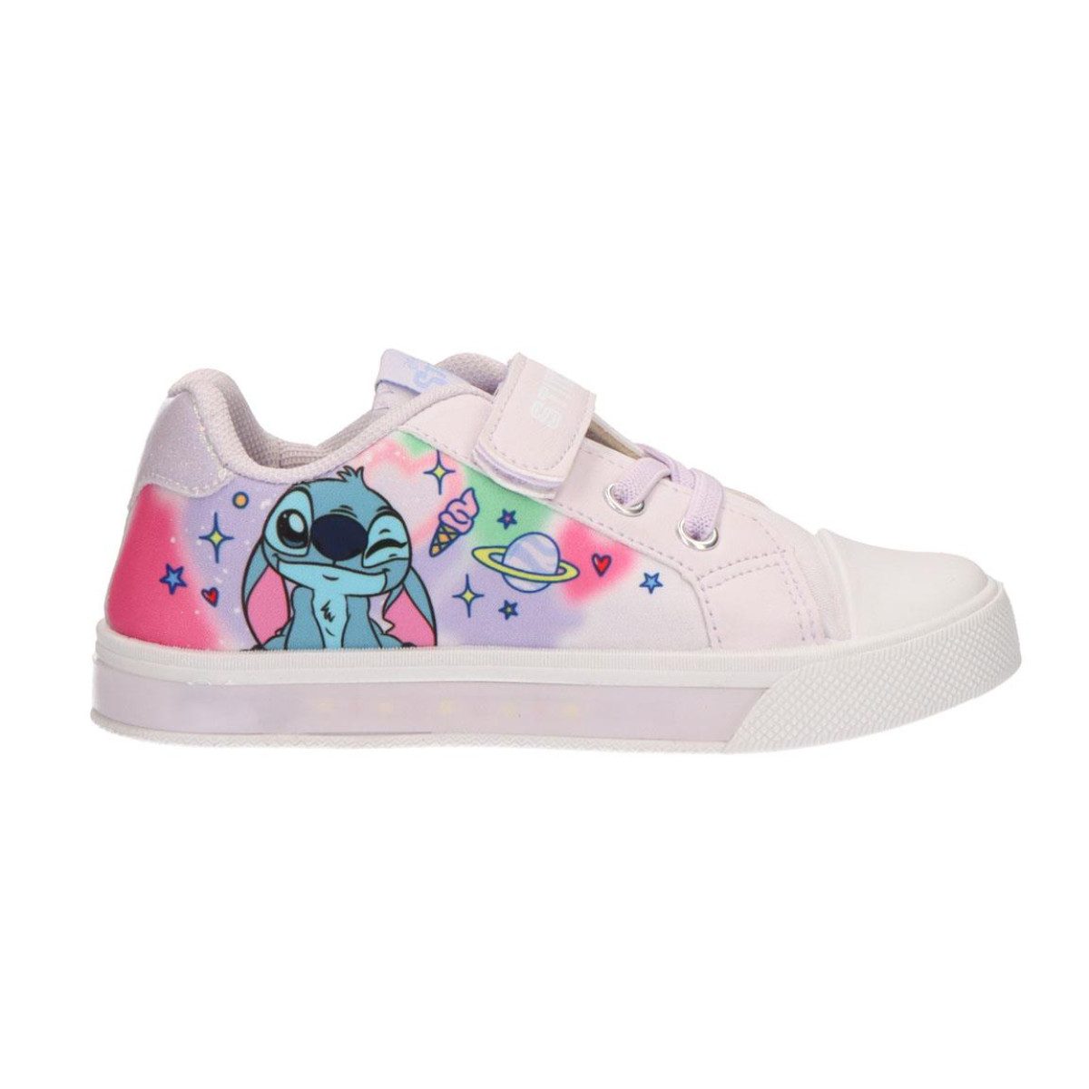 Lilo & Stitch Kinder mit Licht Freizeitschuhe für Schule Spielplatz und Freizeit Sneaker (Packung)