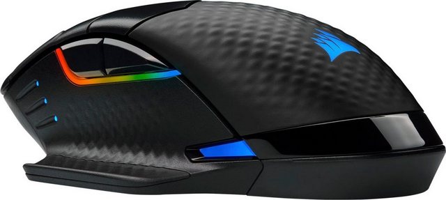 Corsair »DARK CORE RGB PRO SE« Gaming-Maus (kabellos, USB, kabelgebunden, Funk, dynamische RGB-Hintergrundbeleuchtung)