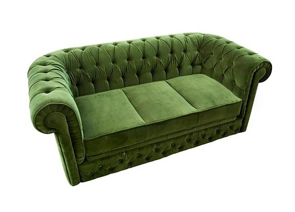 JVmoebel Chesterfield-Sofa, Chesterfield 3+1+1 Garnitur Couch Sitzer Sofa