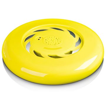 Lenco AFB-100YE 1.0 Bluetooth-Lautsprecher (2 W, Wasserfeste Bluetooth Frisbee mit Lautsprechern - 20m Sound-Reichweite)