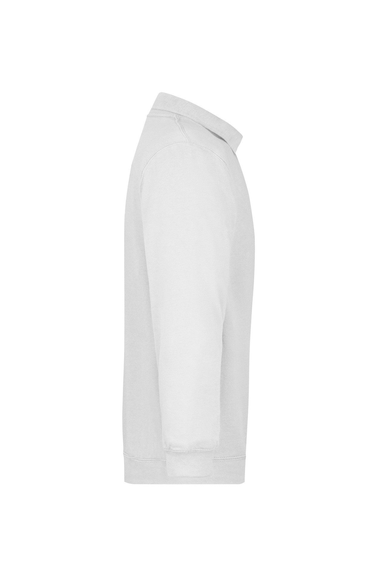James & Nicholson Sweatshirt Klassischer Herren Sweat mit gestricktem Polokragen JN041 angenehme innen angeraute Sweat-Qualität – Bild 4 von 4