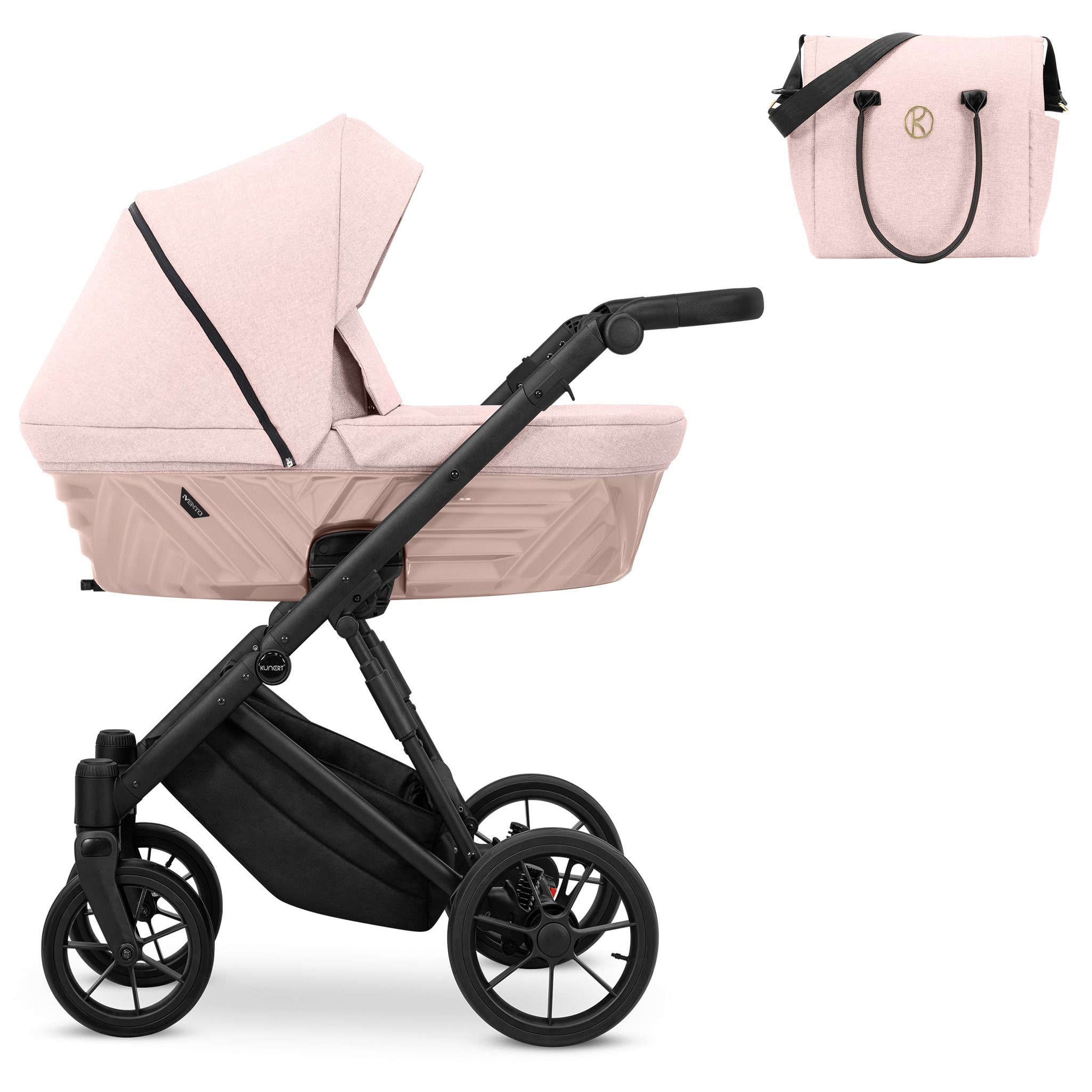 Kombi-Kinderwagen Invento 2 in 1 inkl. Sportsitz und umfangreichen Zubehör in 9 Farben