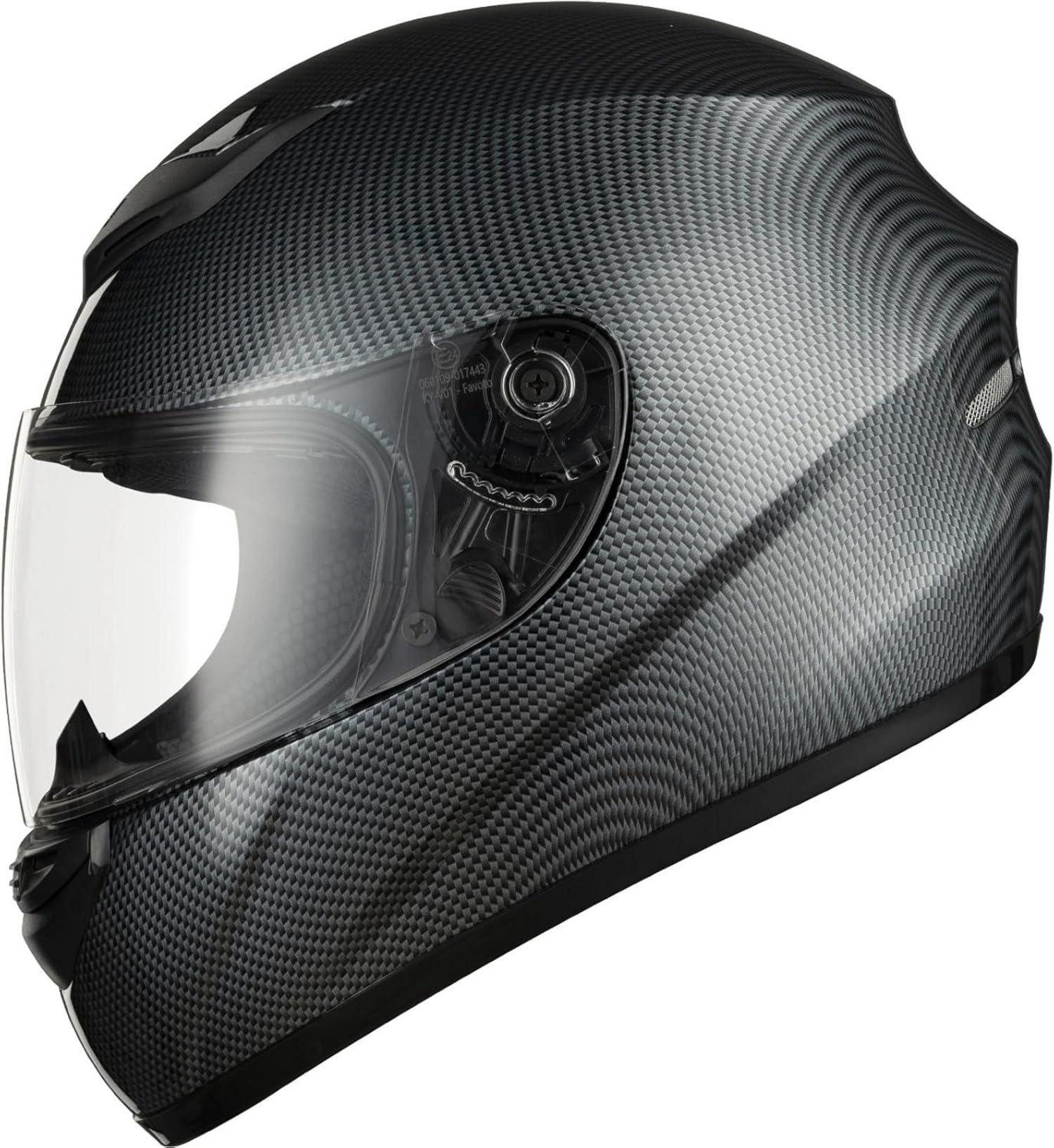 LuxusKollektion Motorradhelm Motorradhelm Integralhelme Vollvisierhelm Erwachsene Atmungsaktiv ECE