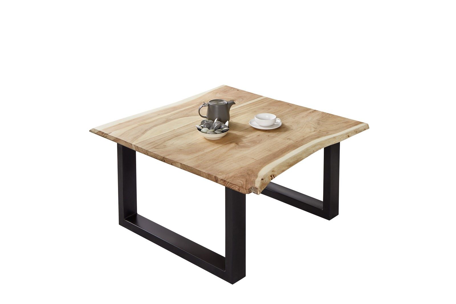 Loreno® Couchtisch Billy, massives Akazienholz, natürliche günstig online kaufen